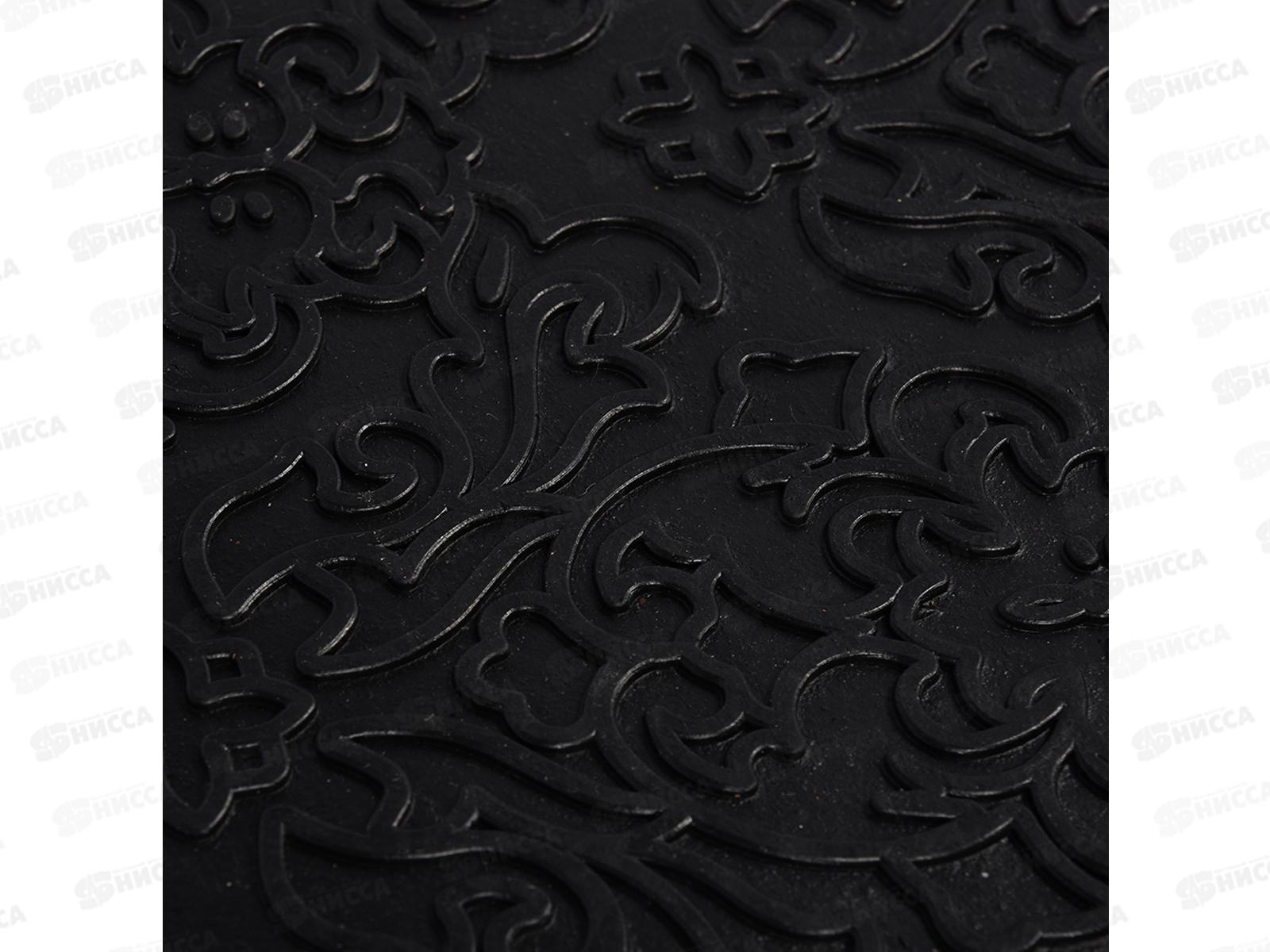 Коврик придверный &quotУзор&quot 35*60см черный Vortex 22461