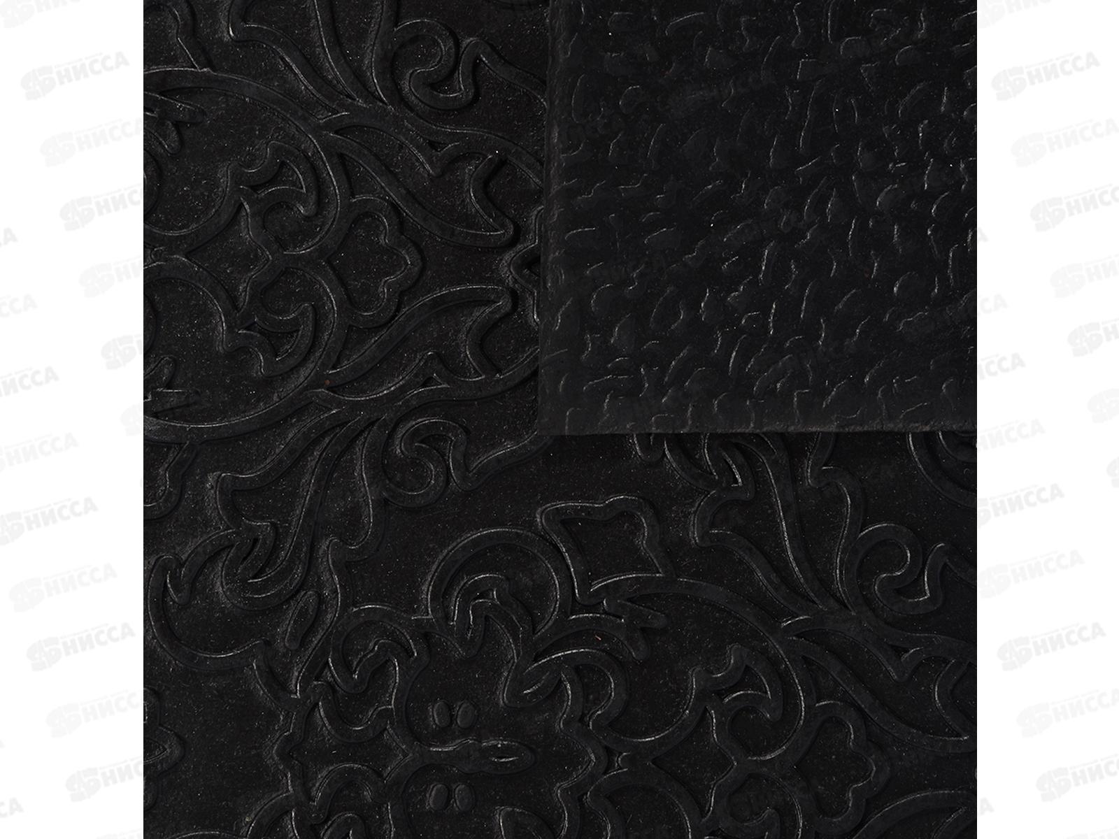 Коврик придверный &quotУзор&quot 35*60см черный Vortex 22461