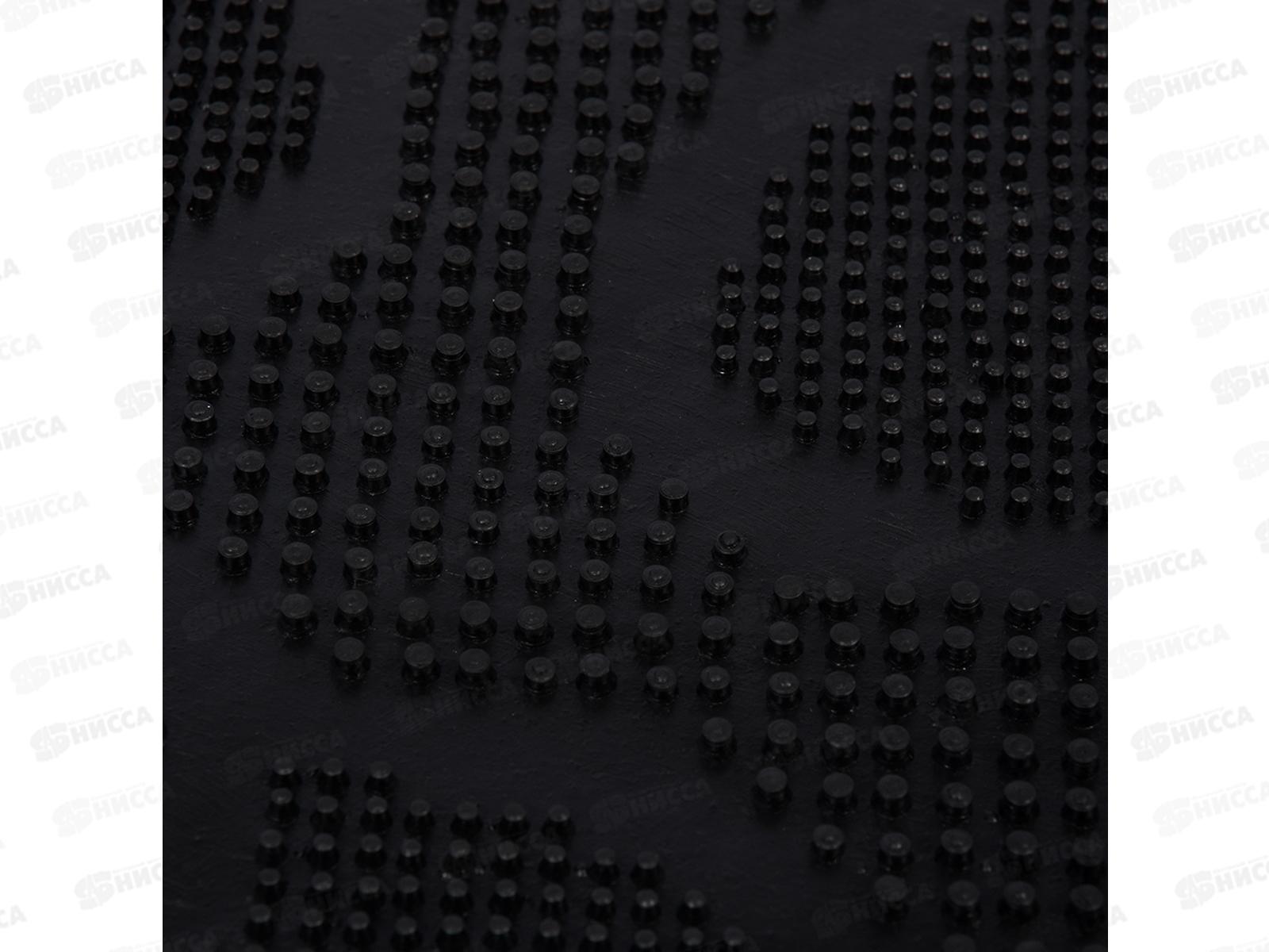 Коврик придверный &quotСледы&quot 40*60см черный Vortex 22462