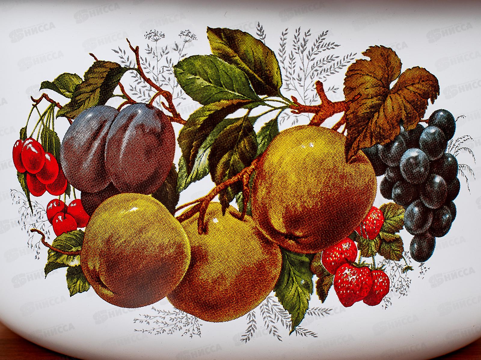 Ковш 2 л с крышкой Белый, пластмассовая кнопка С2111.3