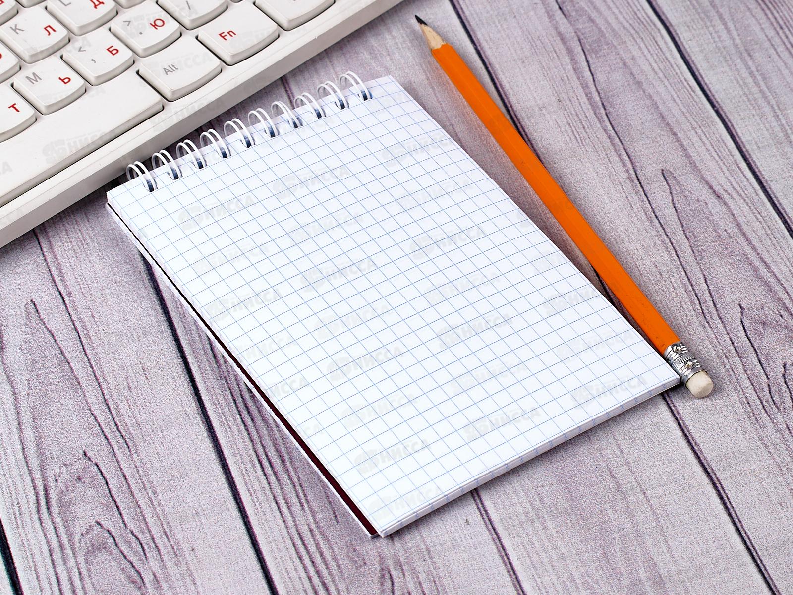 Блокнот 60листов BG А6 цвет бордо, для конференции, 8595 *72