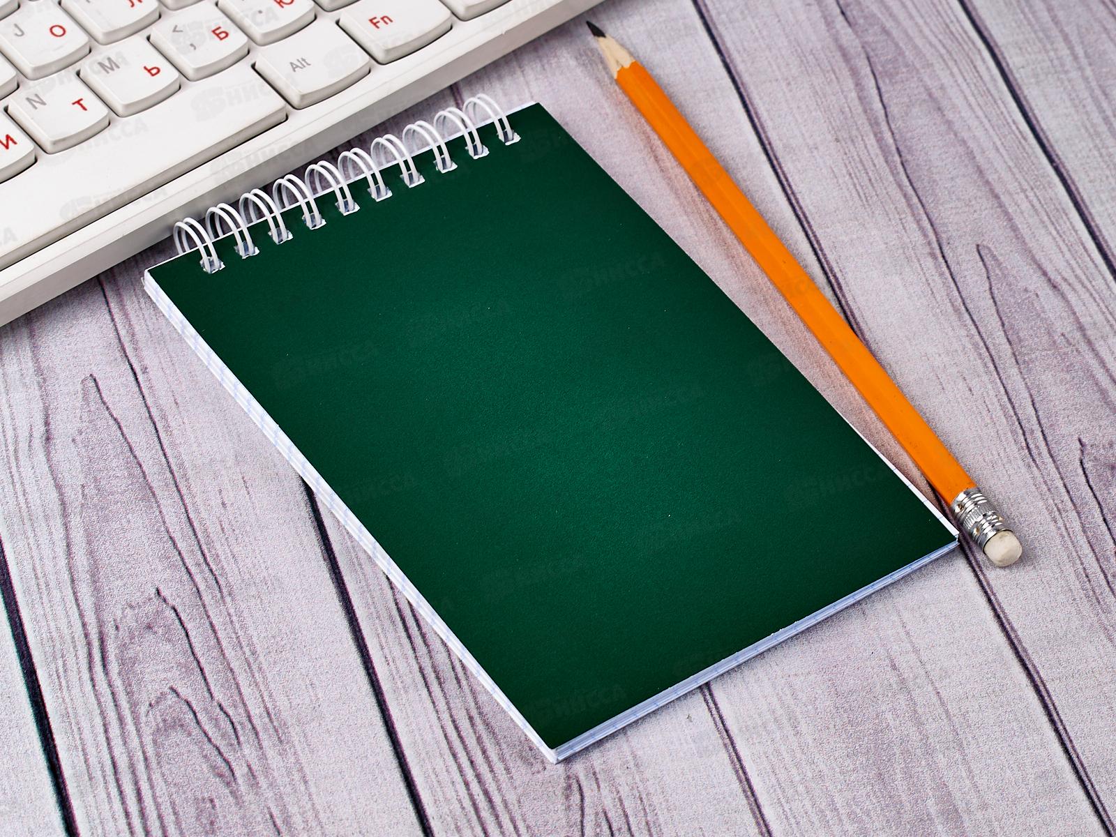 Блокнот 60листов BG А6 зеленый,  для конференции, 8596*18