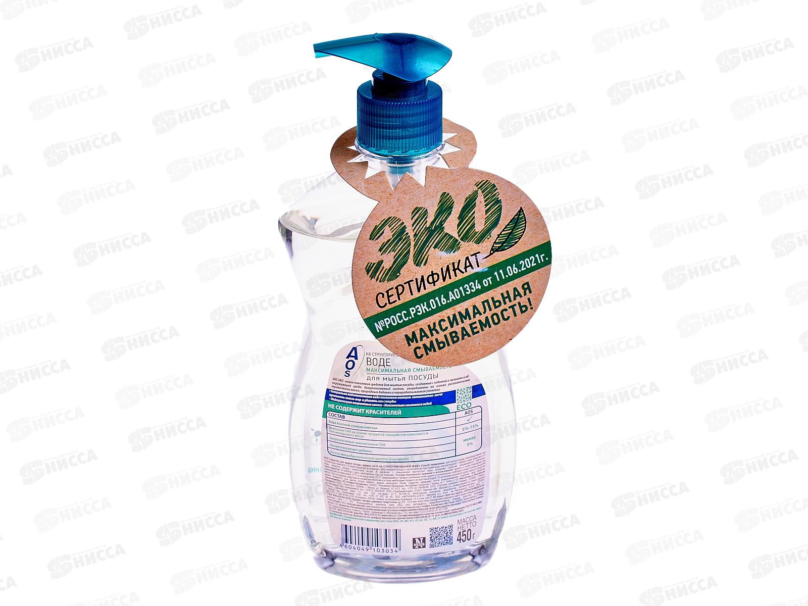 АОС для посуды 450мл на Структурированной воде *20  /1551-3