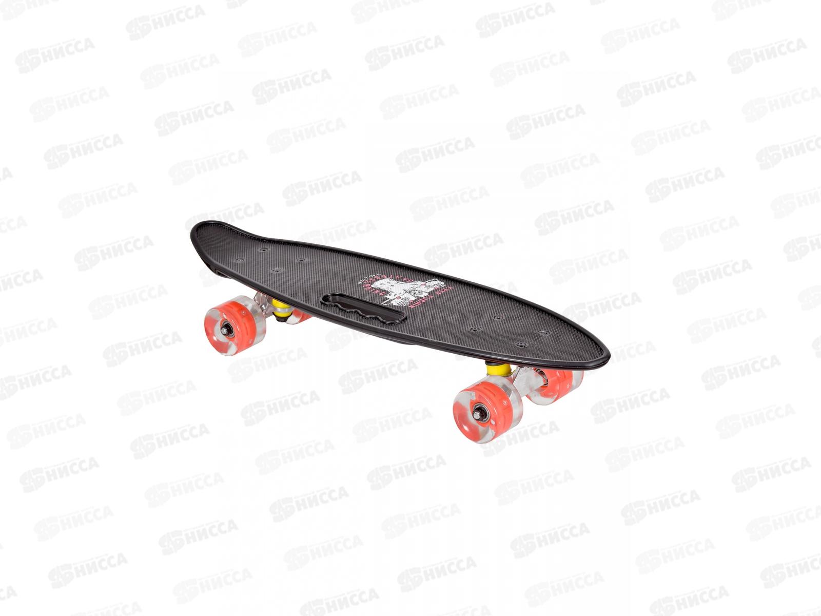 Скейт 56х15см TLS-401 horror нагрузка 55 кг RUSH ACTION, 286892  гб