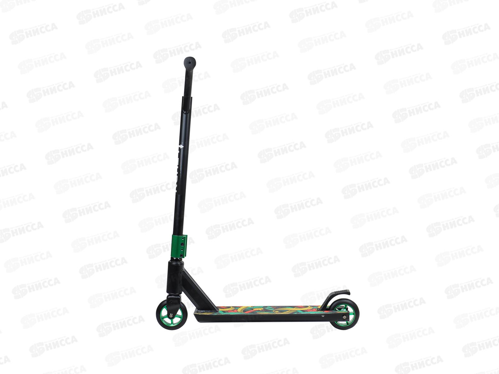 Самокат трюковой СМК-0986 (65х11х84) 100кг, граффити 3, коробка *6