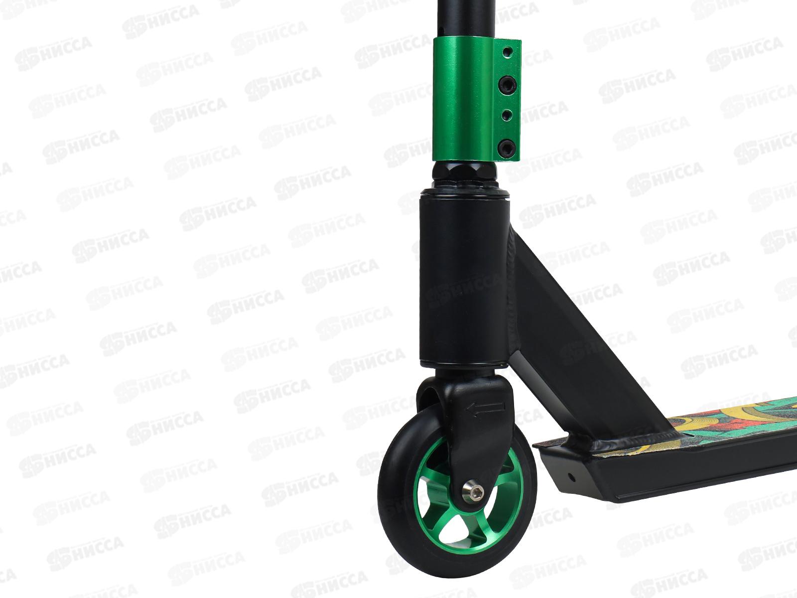 Самокат трюковой СМК-0986 (65х11х84) 100кг, граффити 3, коробка *6