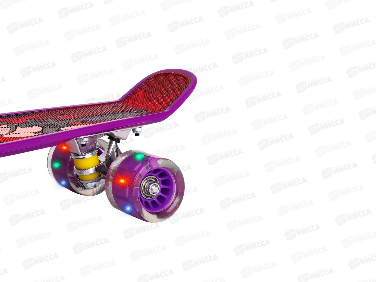 Скейтборд &quotСкорость-2&quot пластик (54х14,5х10), Н1901/2 *8