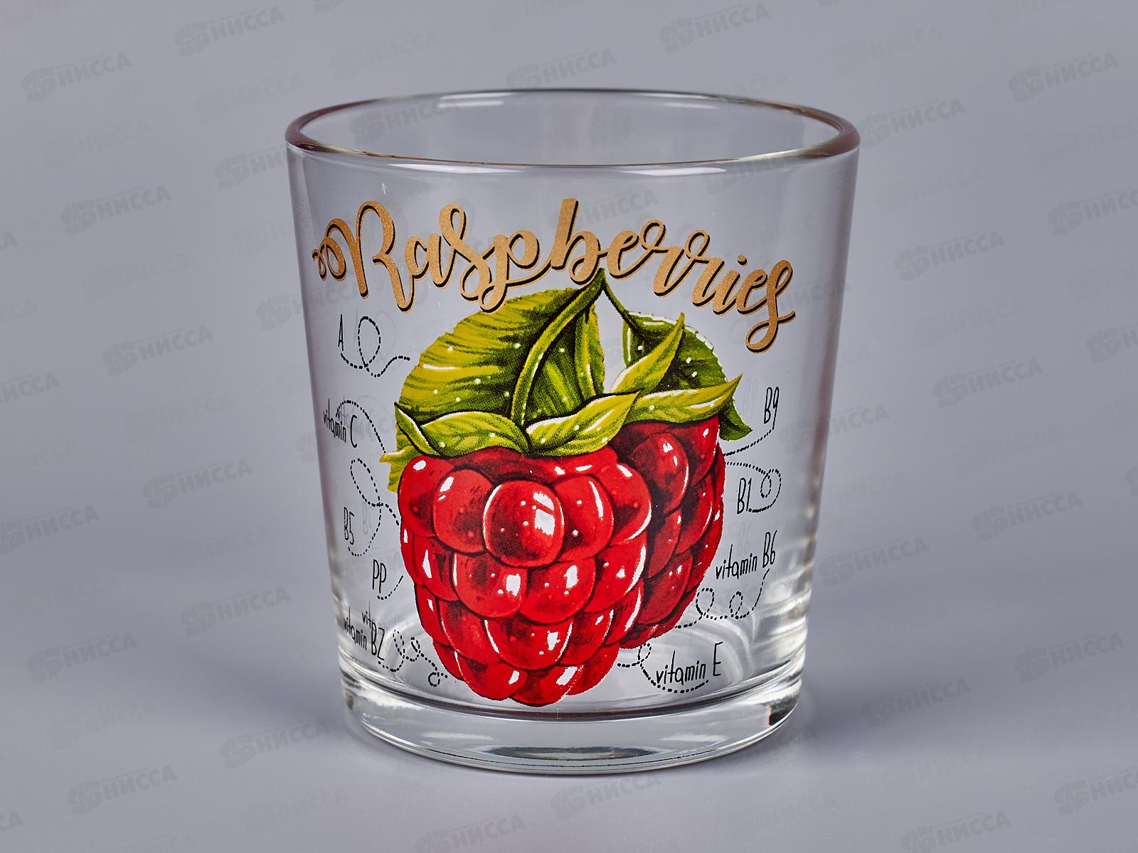 Набор стаканов &quotОда&quot (Полезная малина) 250мл 6шт. *6 1249