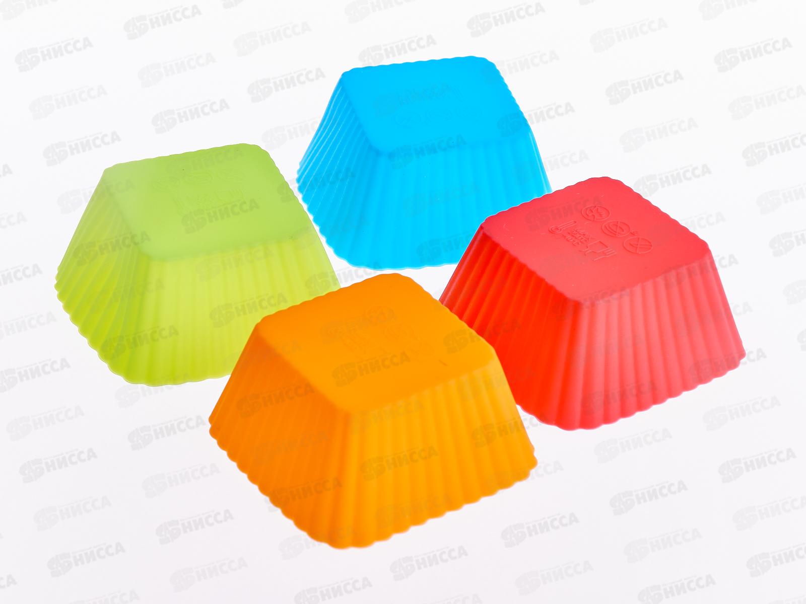 Форма  для выпечки 12шт силиконовая квадратная G987 (027431}  Ж