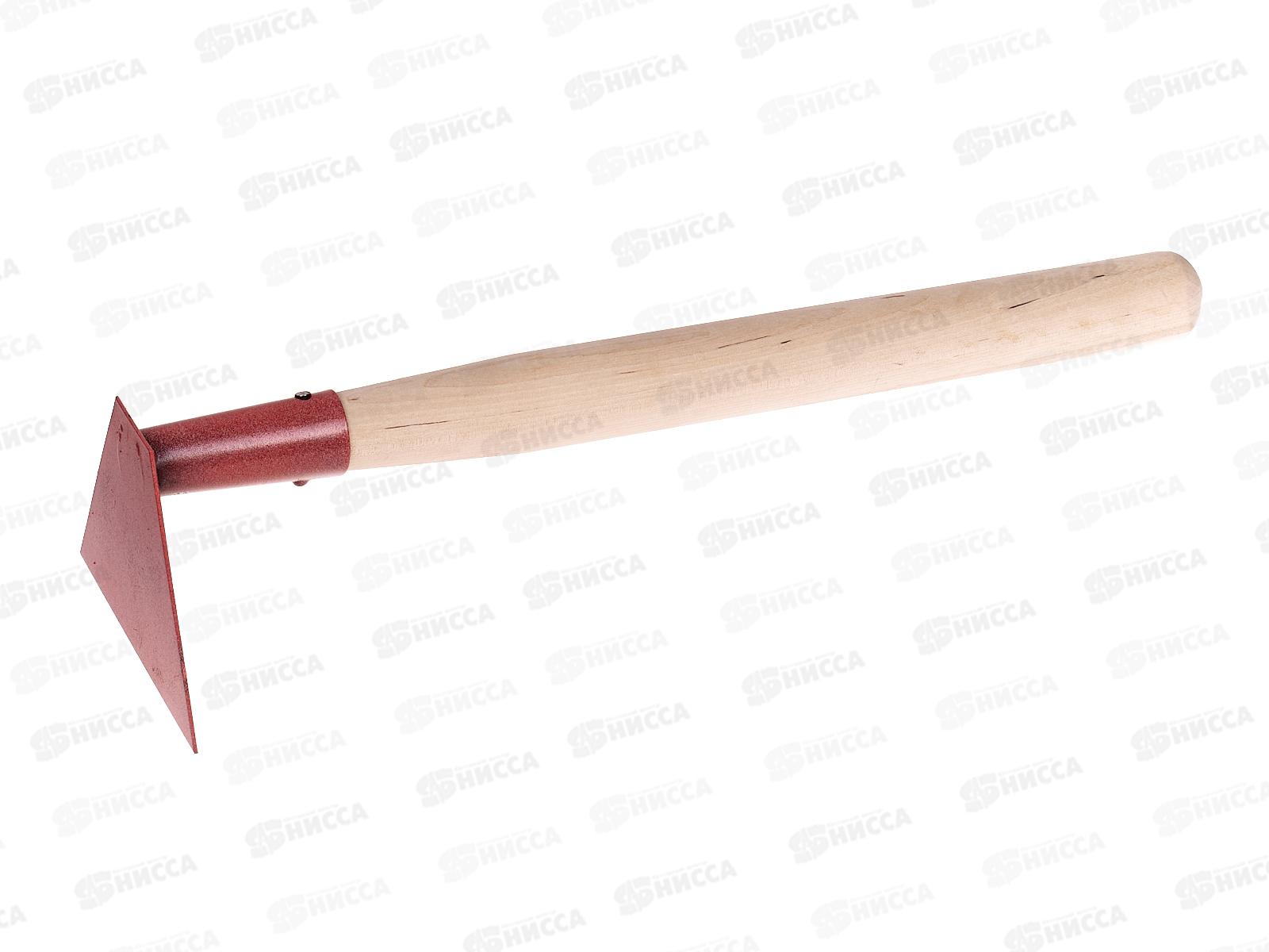 Мотыга прямая L-120  2мм порошковая окраска, с черенком 350мм