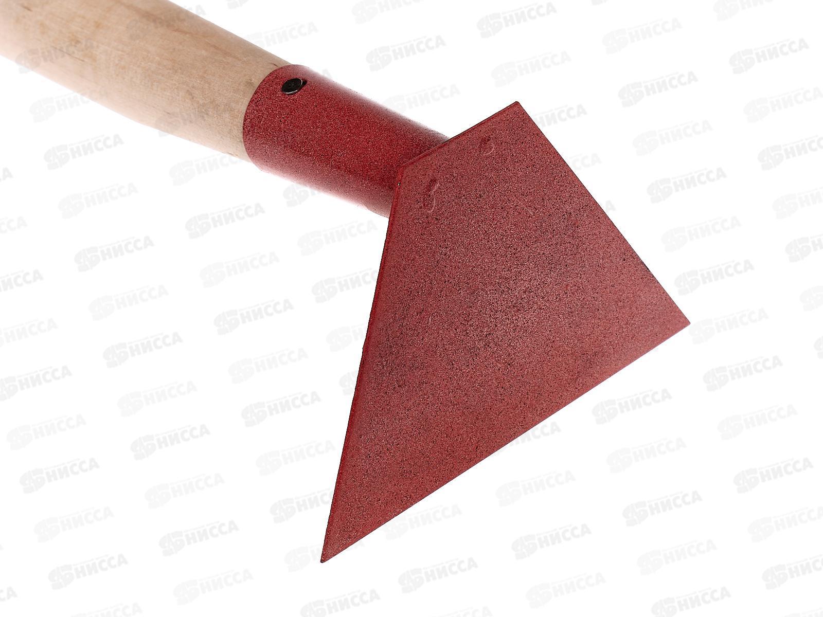 Мотыга прямая L-120  2мм порошковая окраска, с черенком 350мм