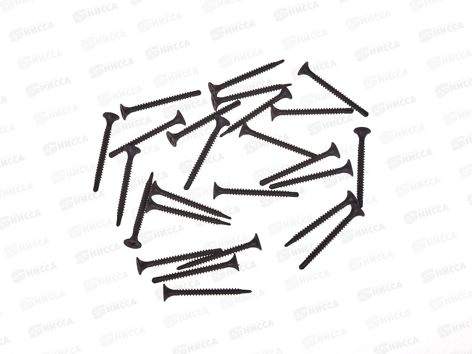 Саморез СГМ гипсокартон-металл с буром 3,5x40 (фосфатированые 25шт)