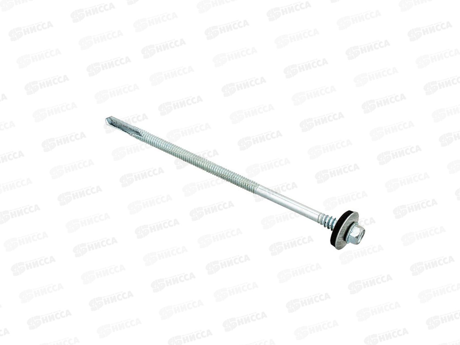 Саморез для сэндвич-панелей 6,3x105 (белый цинк 20шт)