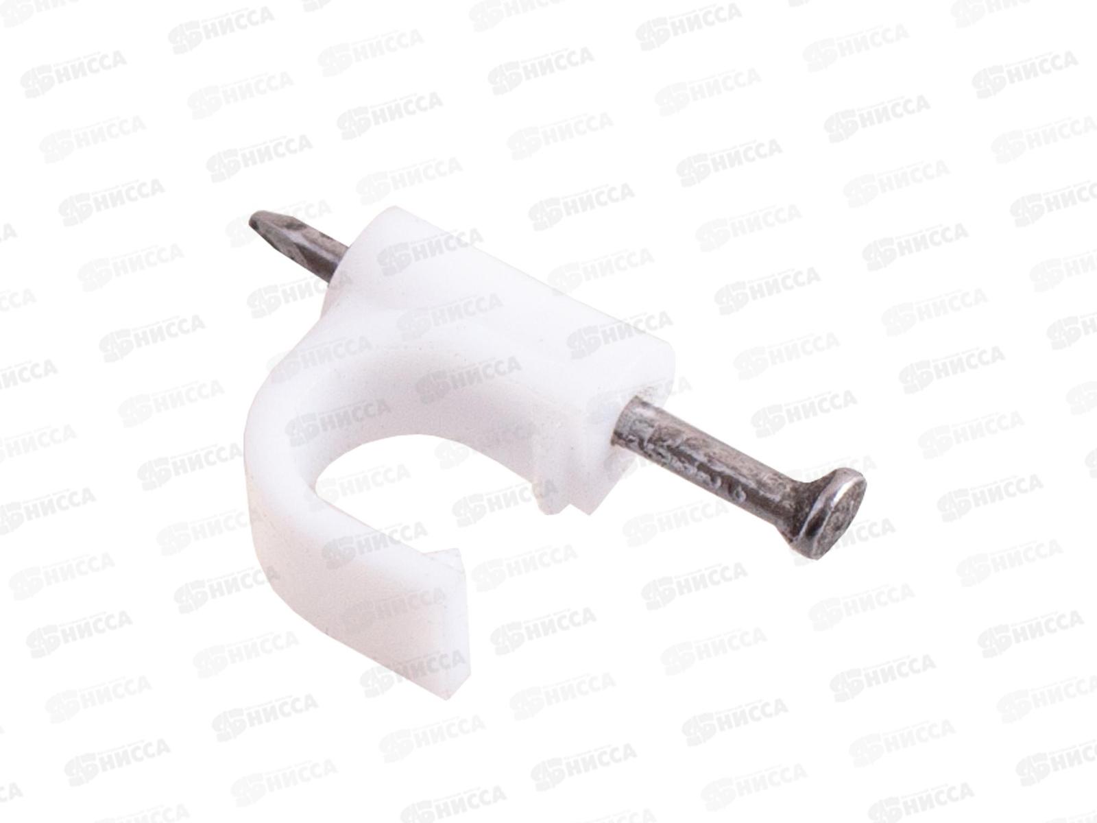 Скоба для электрокабеля  7 кругл (50шт)  *20