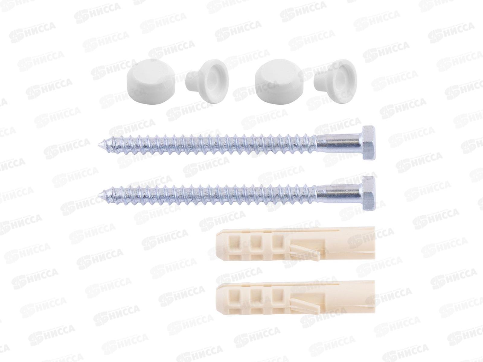 Набор для крепления унитаза 10x80 (белый 2шт)  *60