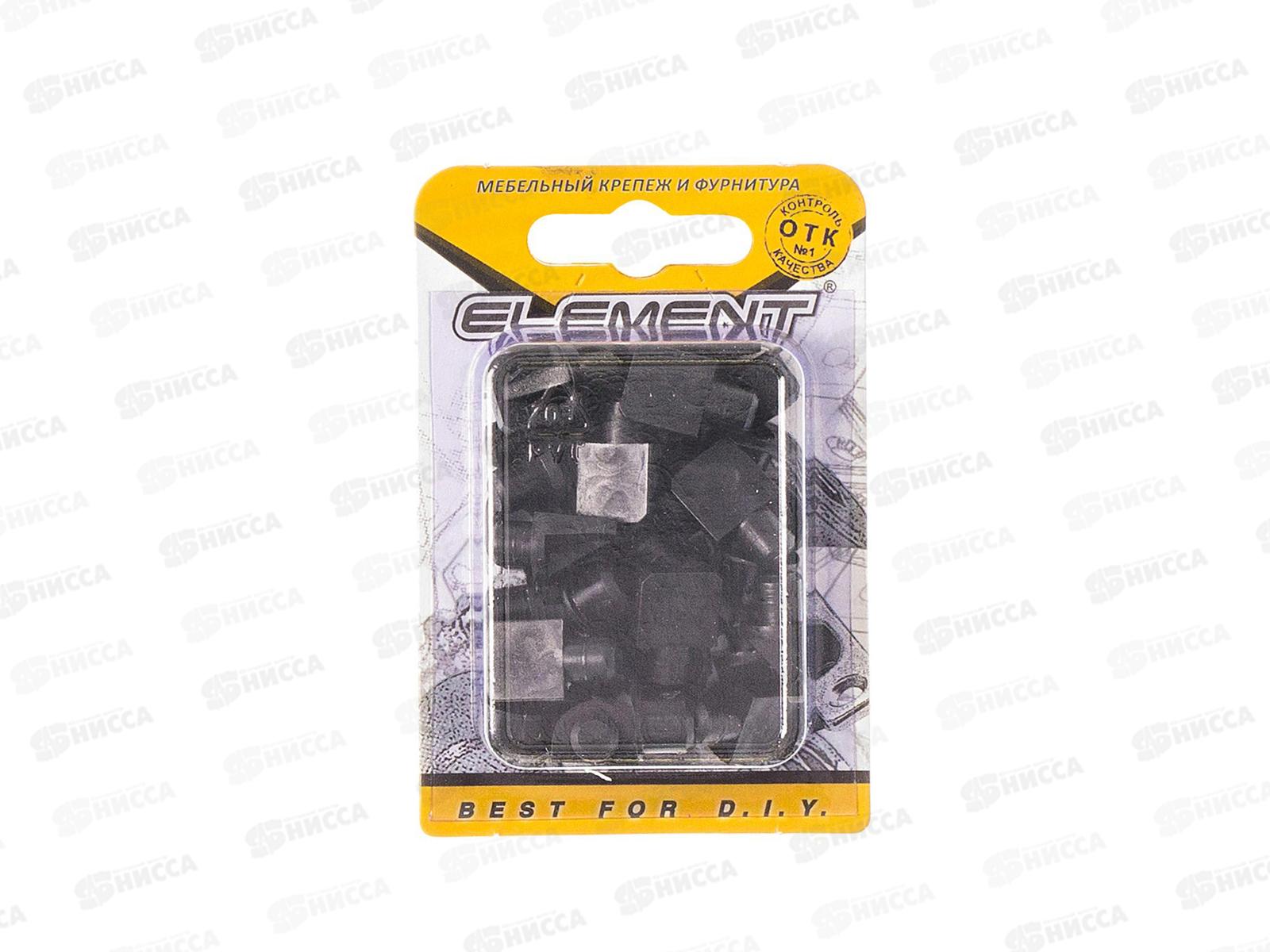 Полкодержатель лопаточка D6мм пластмассовая (черный 16шт)