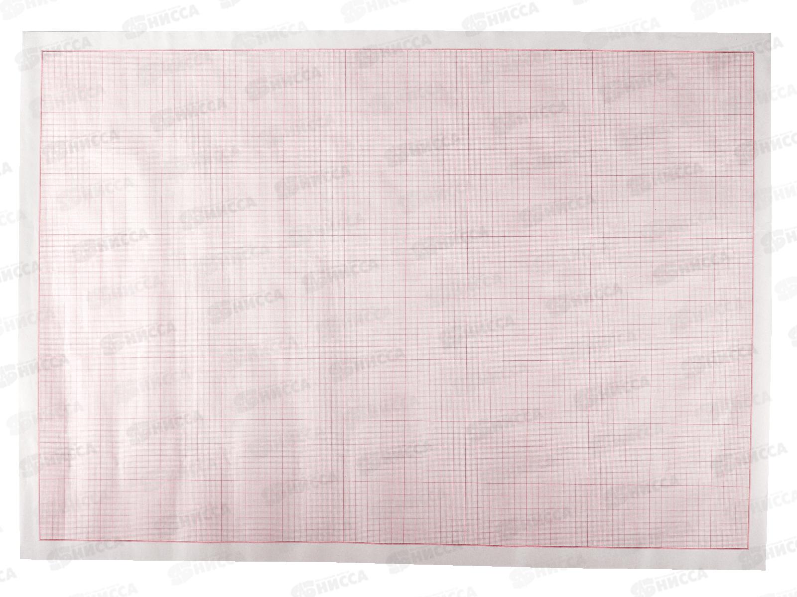 Бумага миллиметровая А2 СБ красная *100