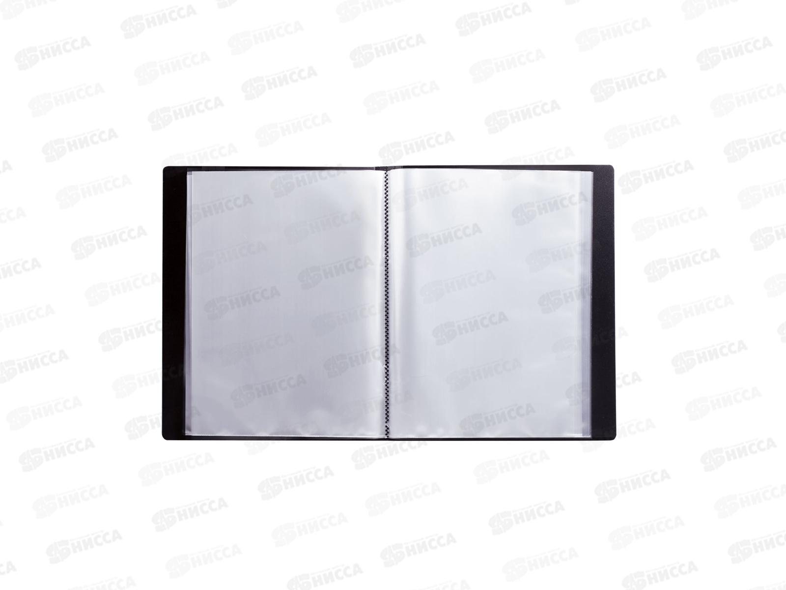 Папка с мультифорами  100стр Brau Standard черная,221610