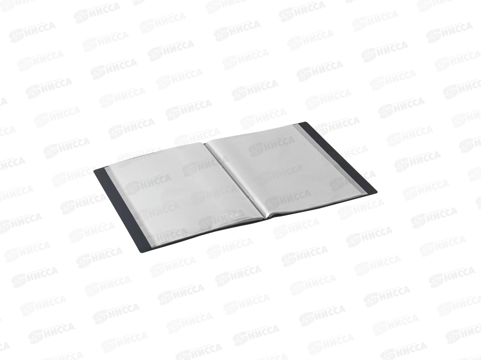 Папка с мультифорами  100стр Brau Standard черная,221610