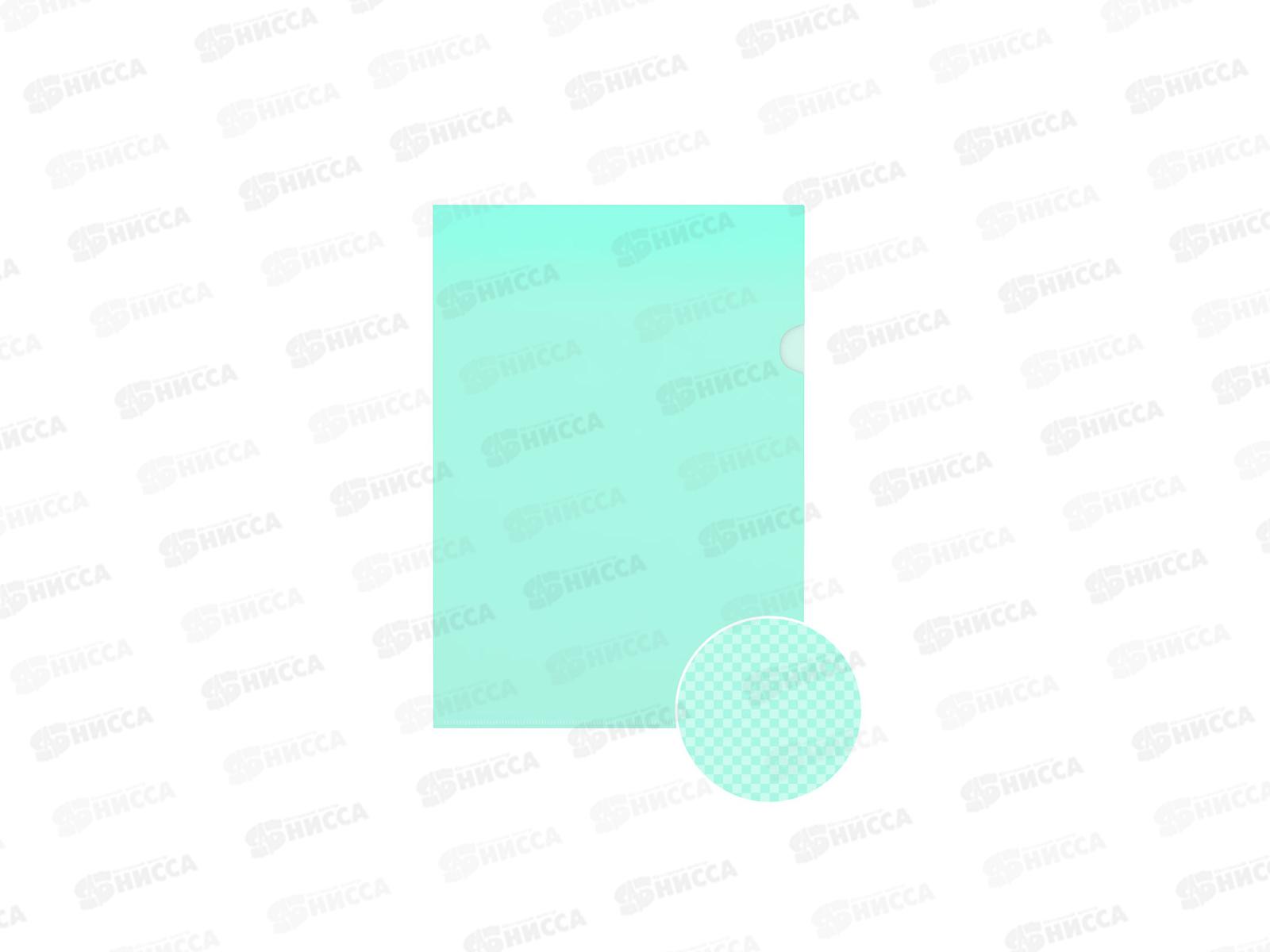 Папка-уголок EK50154  А4 Сlossy Classic зеленая*12