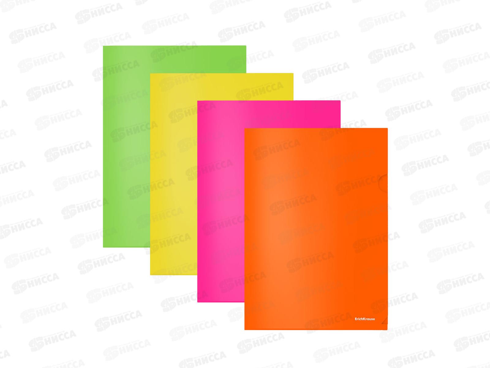 Папка-уголок EK50159  А4 Сlossy Neon *12