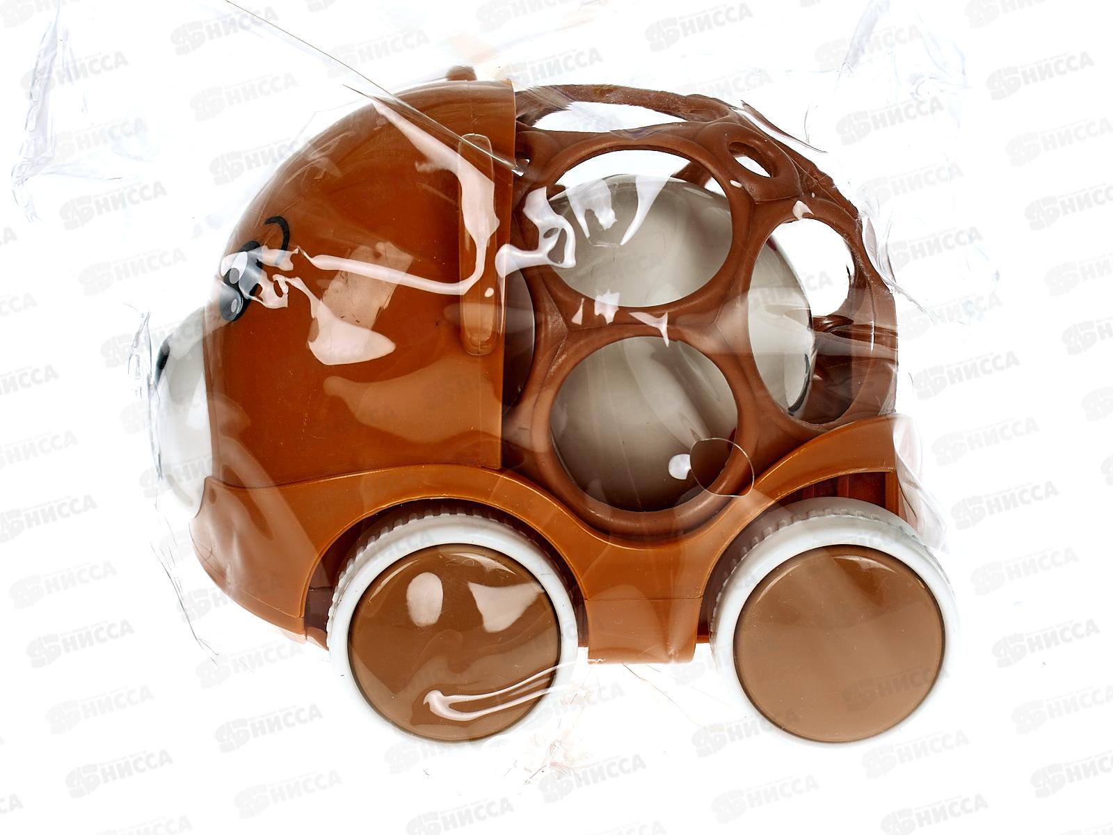 Погремушка на колёсиках, 1908929, внутри корпуса шар-погремушка в/п