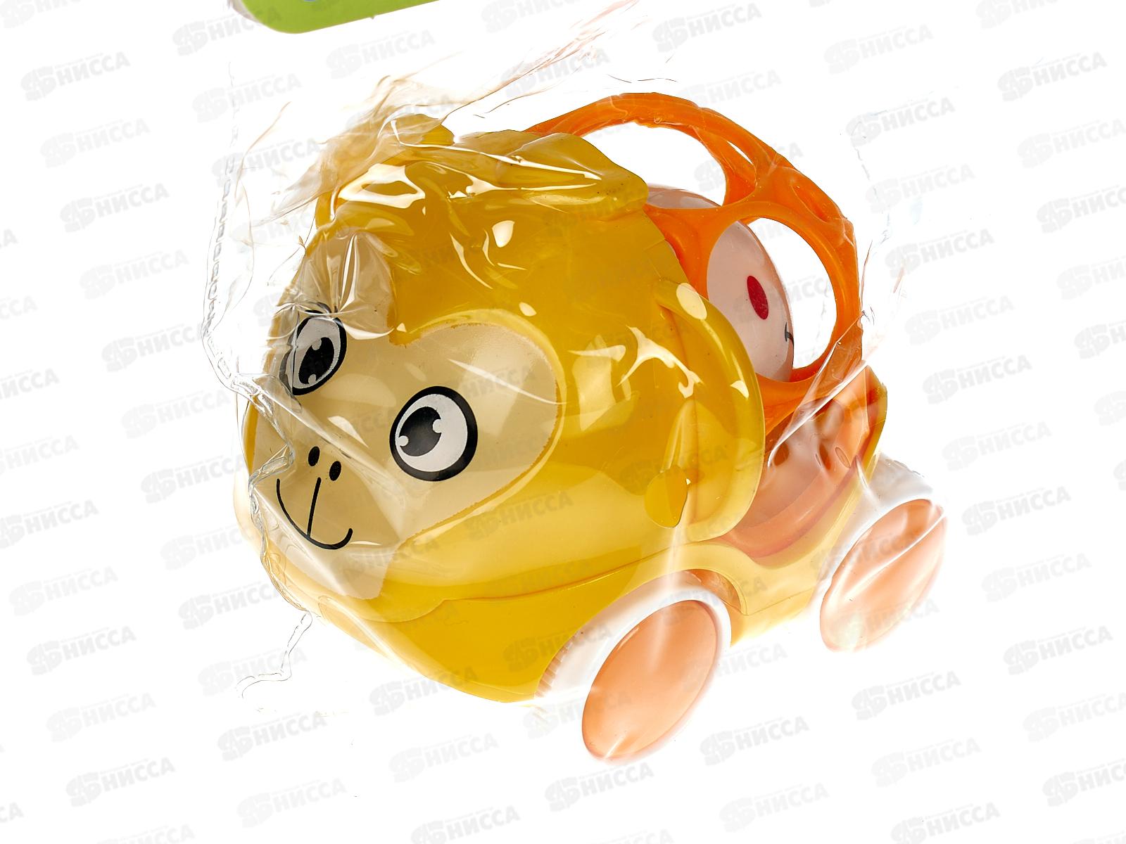 Погремушка на колёсиках, 1908932, внутри корпуса шар-погремушка в/п