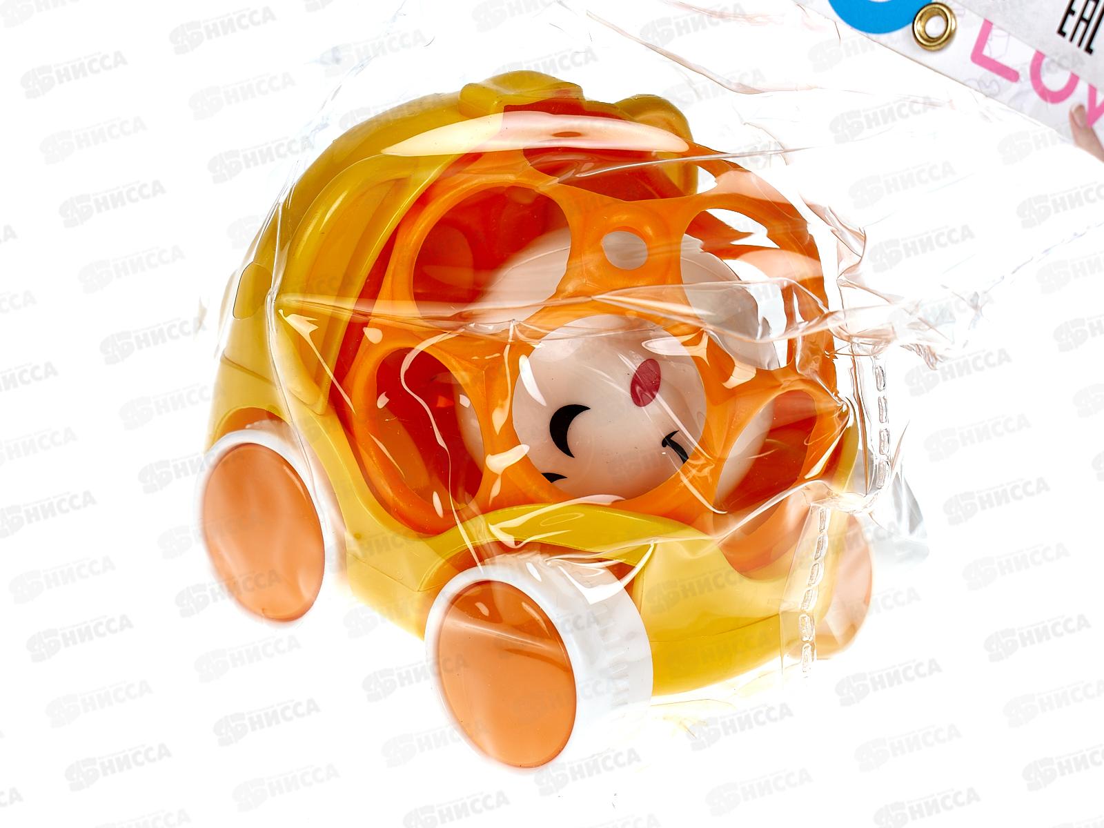 Погремушка на колёсиках, 1908932, внутри корпуса шар-погремушка в/п