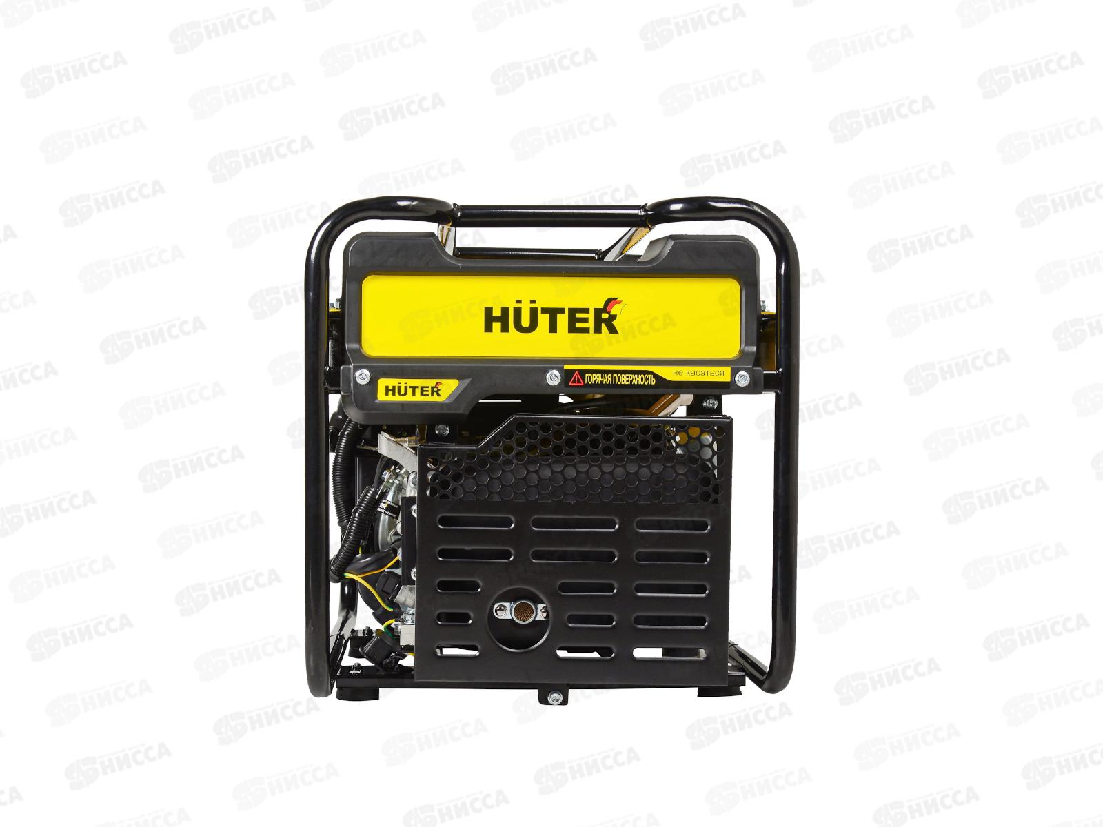 Генератор бензиновый 3300Вт однофазный, инверторный, 4T, Huter DN4400i