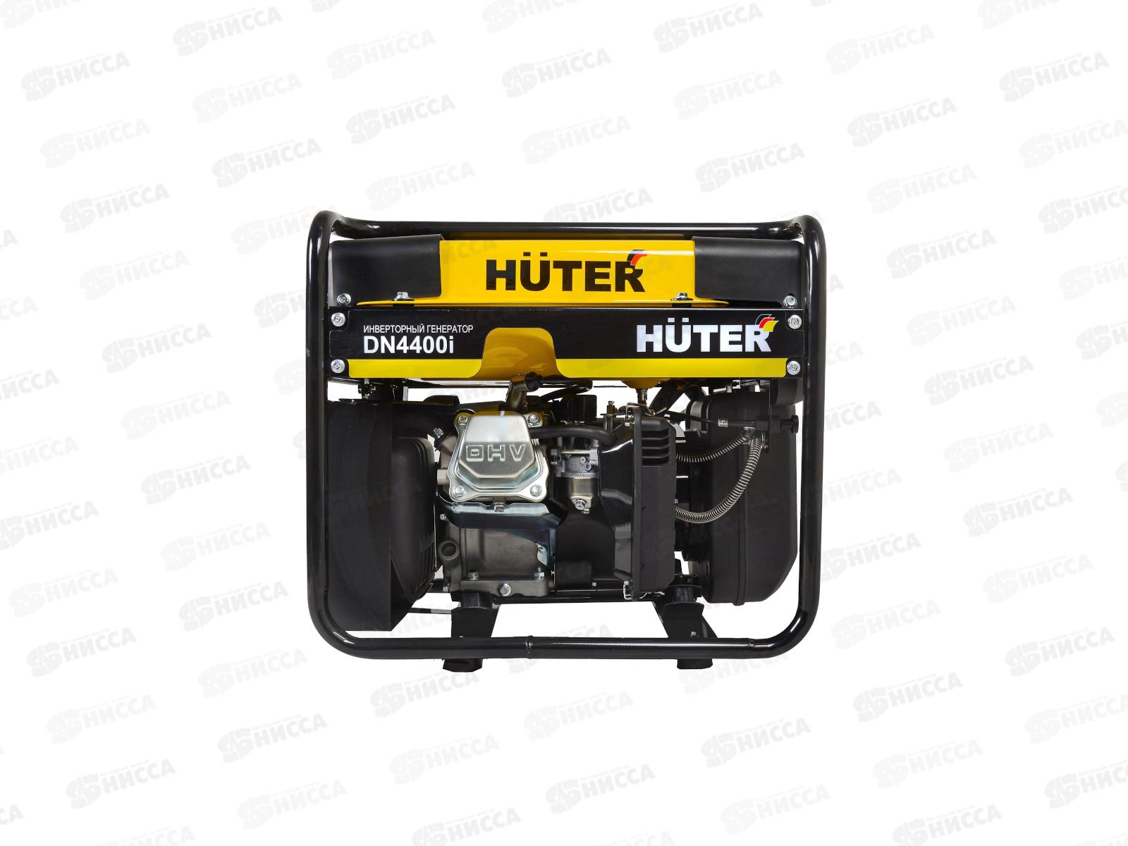 Генератор бензиновый 3300Вт однофазный, инверторный, 4T, Huter DN4400i
