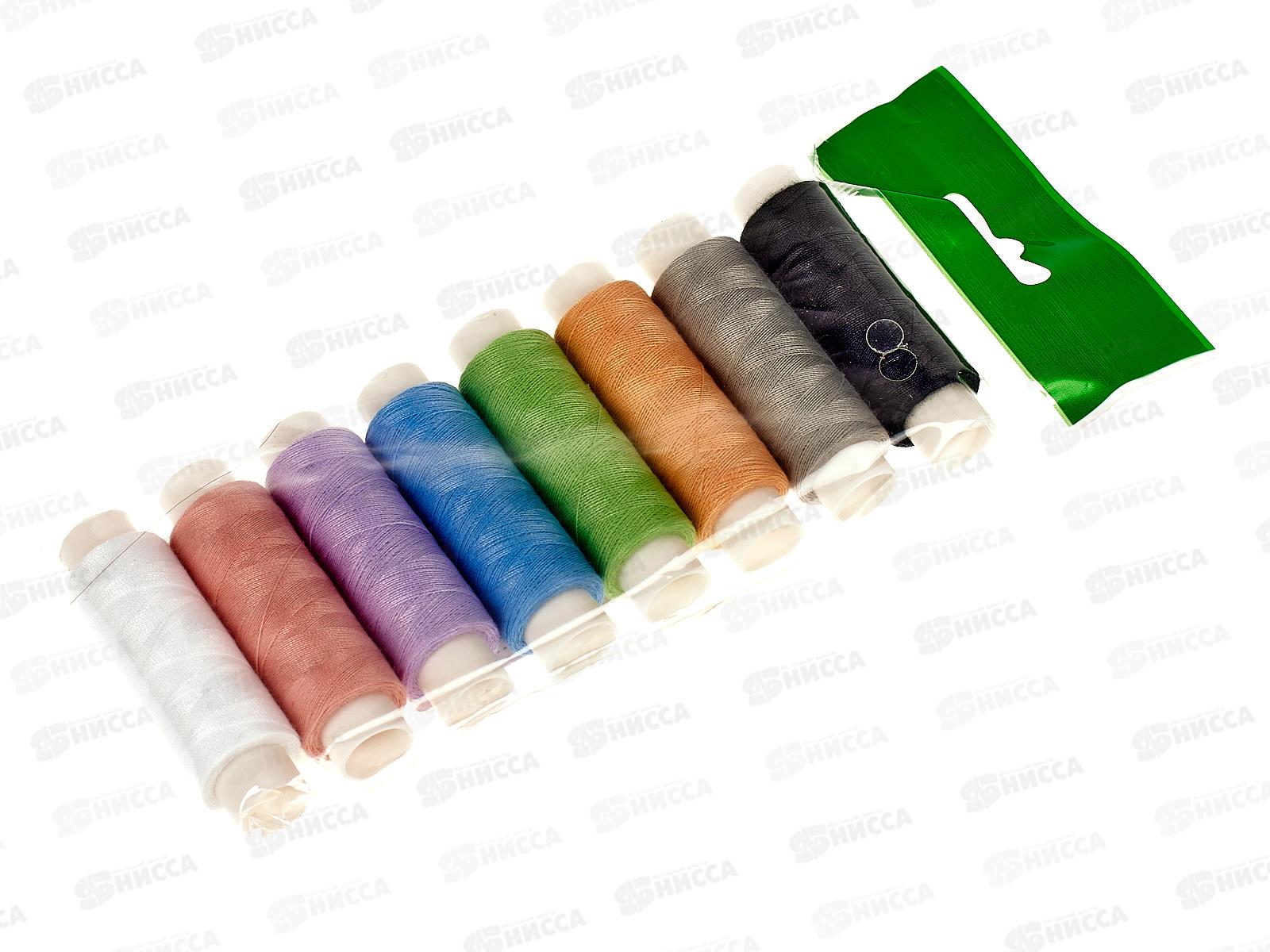 Нитки &quotПНК им.Кирова&quot 8шт Пастель (полиэстер) 150м 164 я 50/2