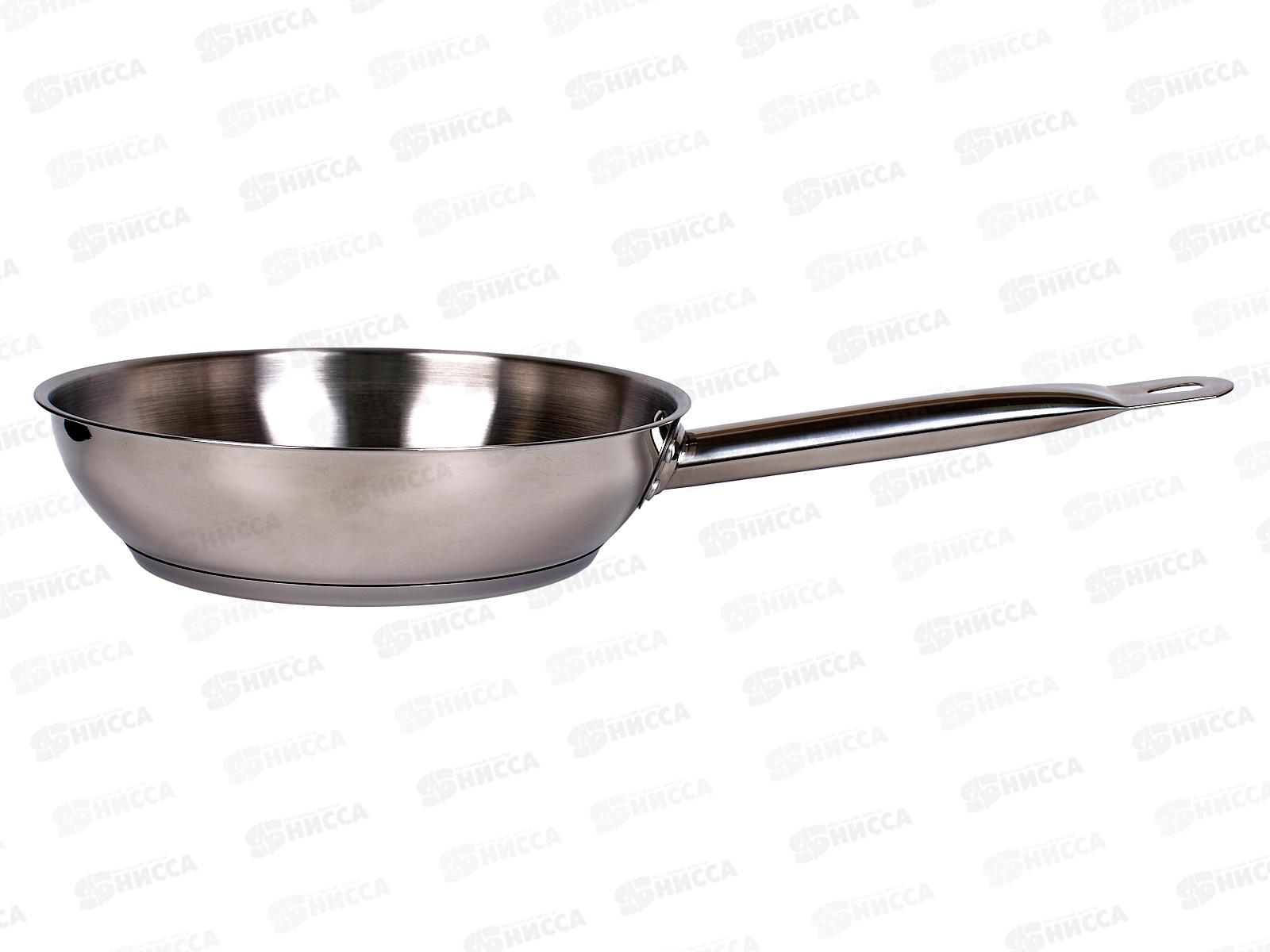 Сковорода 22см без крышки (общепит) корпус 06,мм индукционное дно КТ-ОБ-СН-22