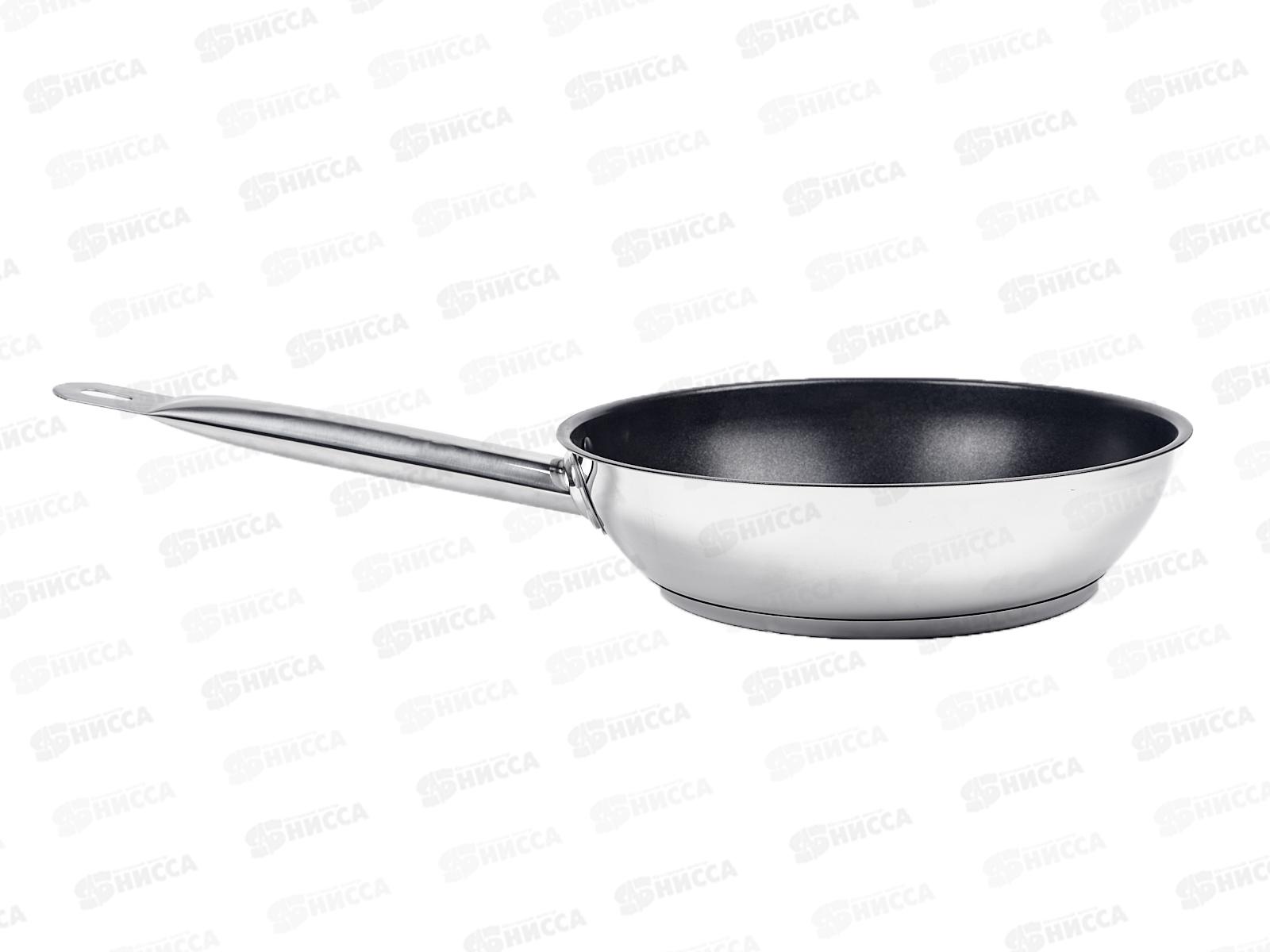 Сковорода 22см без крышки (общепит) корпус 06,мм индукционное дно КТ-ОБ-СA-22