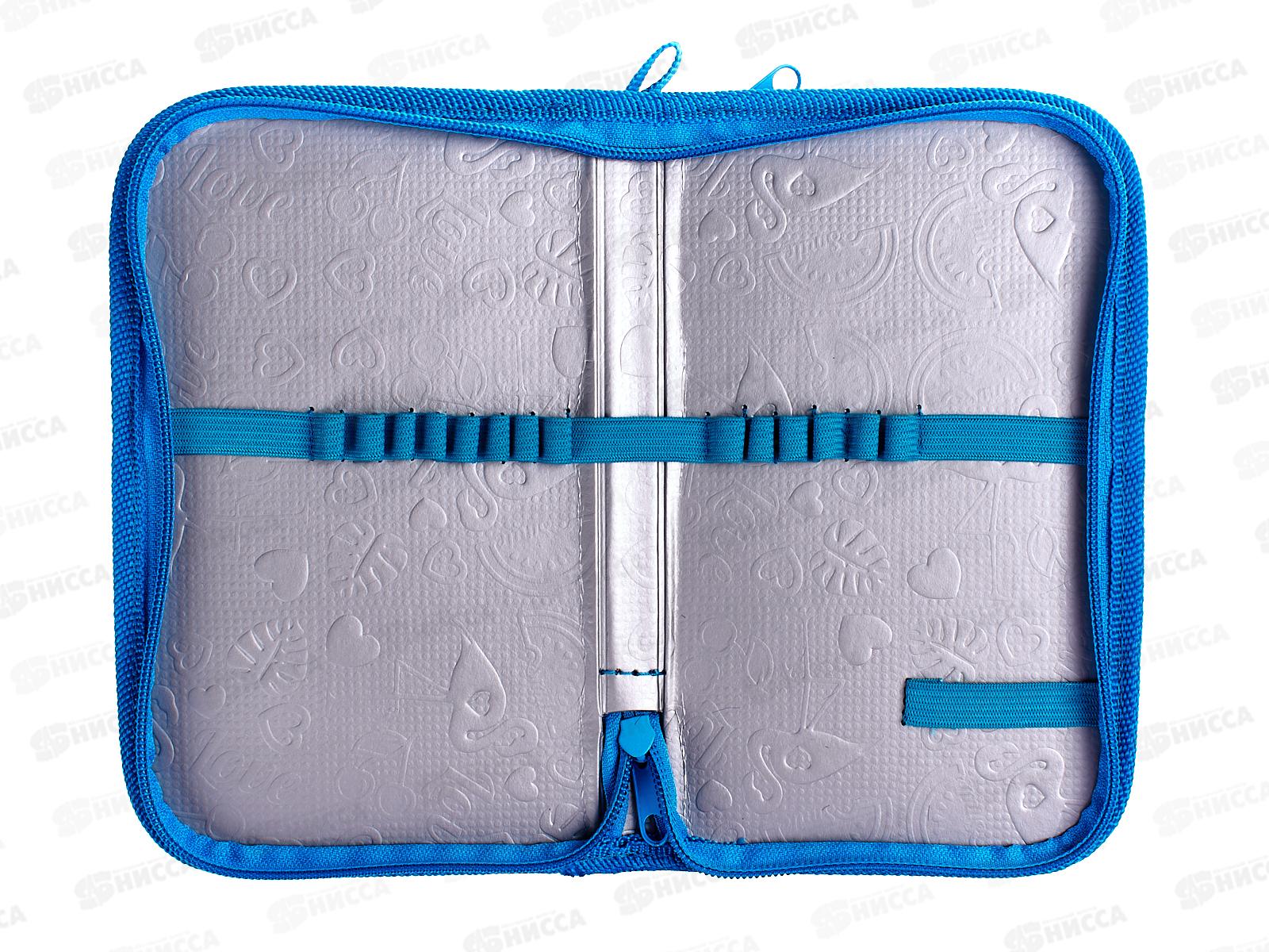 Пенал ПЧЕЛКА 2отд., Три котика 2022 откид.план. 190*120, ПО-05 *20