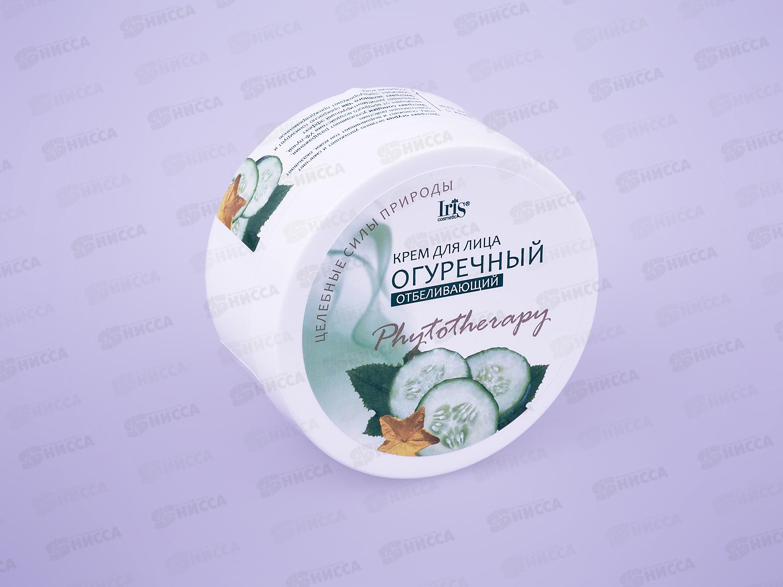 IRIS PHYTOTHERAPY Крем для лица Огуречный 180мл *18
