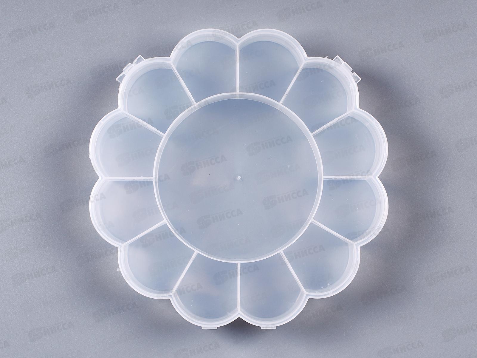 Коробка пластик для швейных принадлежностей Gamma ОМ-013 прозр.