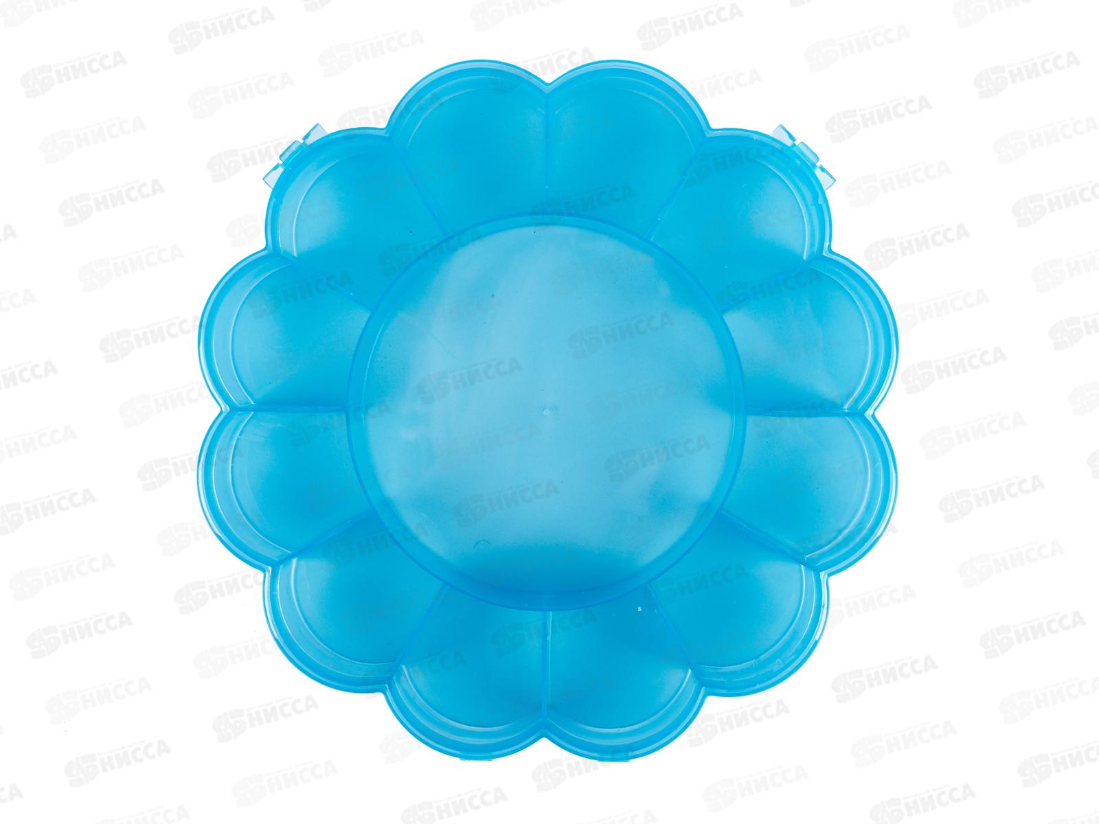 Коробка пластик д/шв.принадл. Gamma ОМ-013 голуб/прозр.