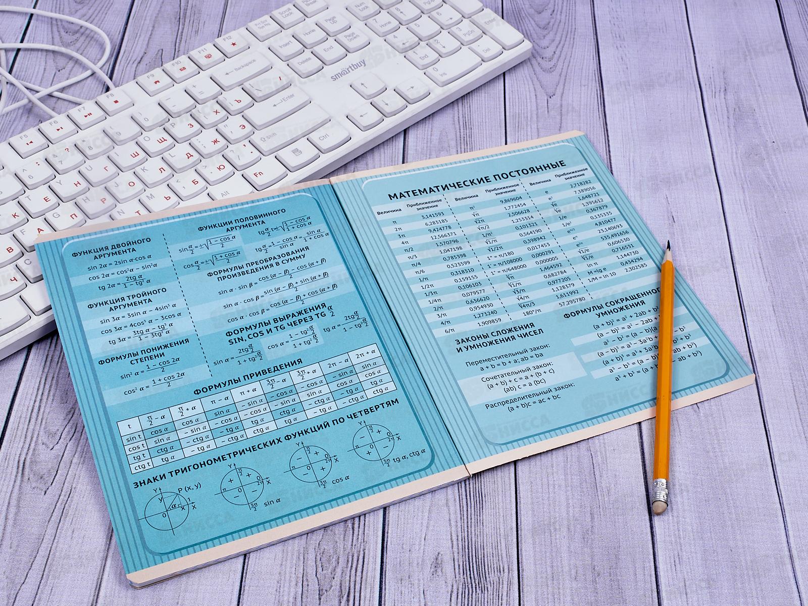 Тетрадь 48 листов клетка ПЗБМ Приключения кота Пифа-Алгебра 029791*5/50