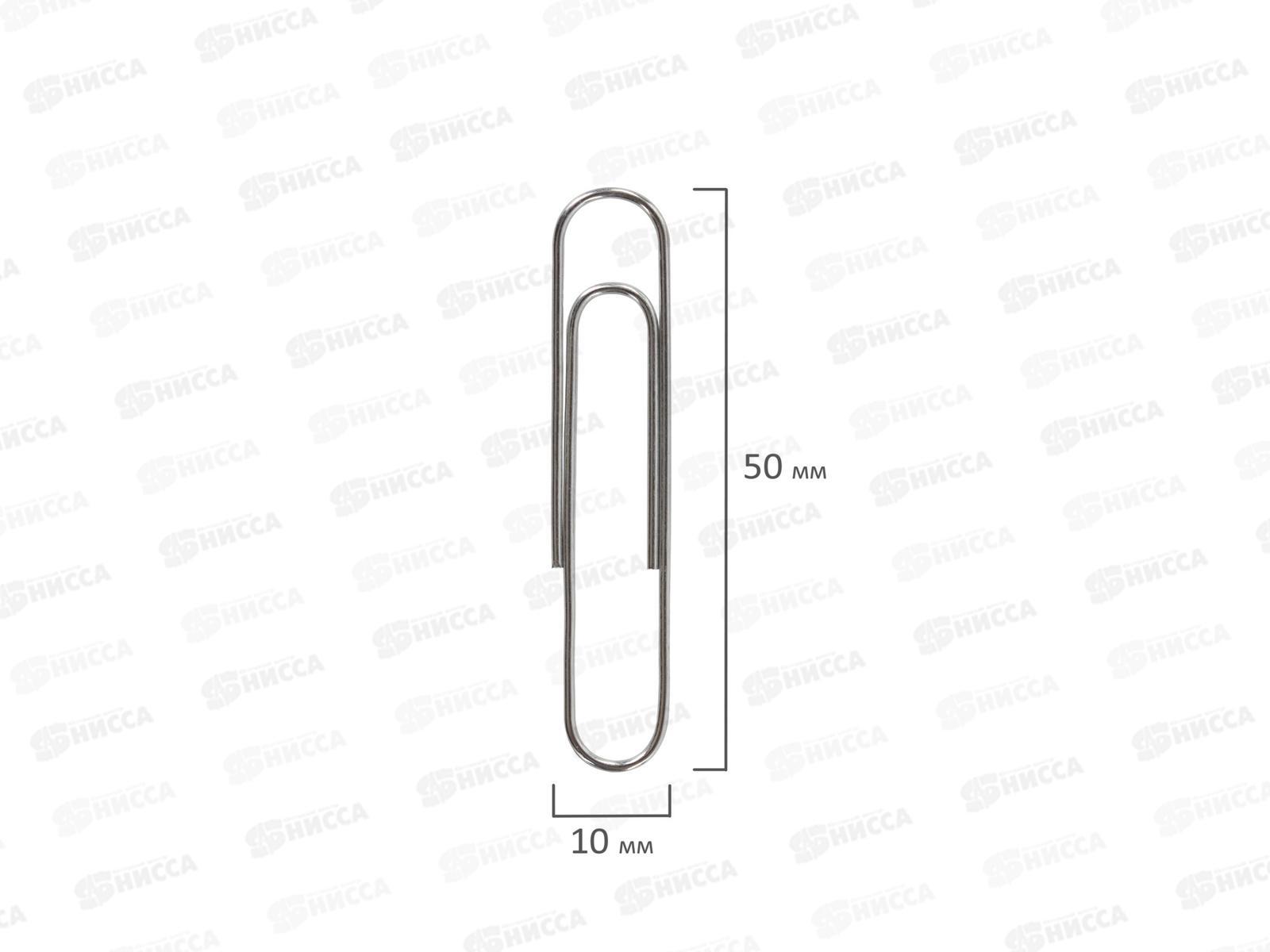 Скрепки BRAU 50мм 50шт оцинкованные 227589*10