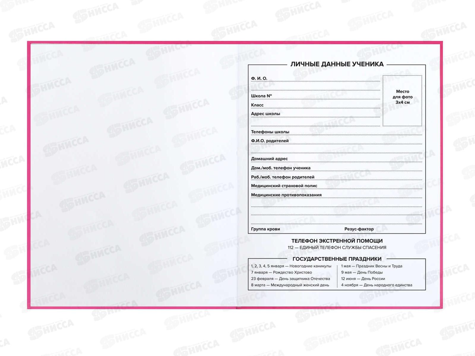 Дневник ФЕН Банки,твердый переплет,60174*26