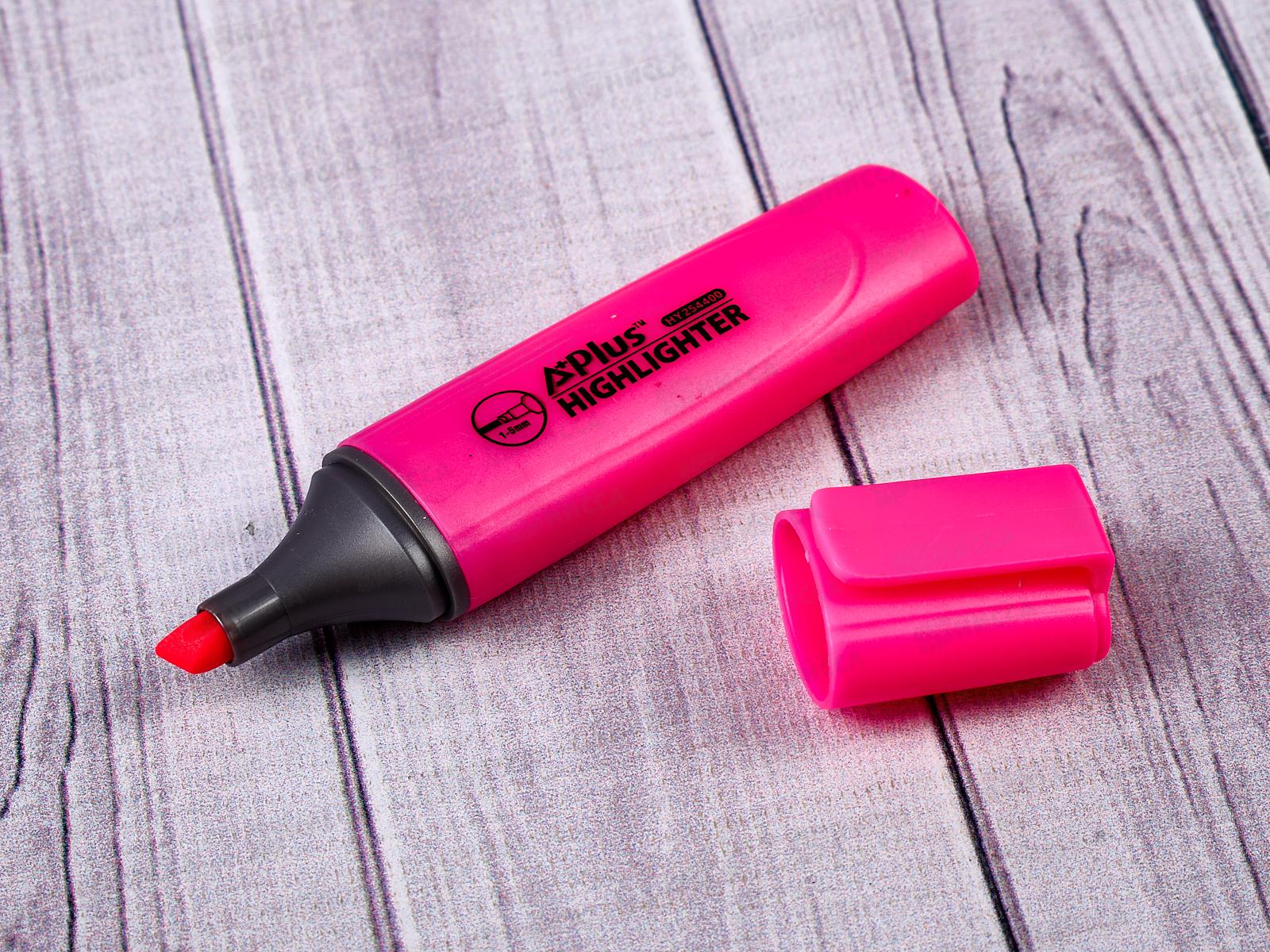 Маркеры BEIFA текстовый флюоресцентный 4 цвета (желтый, оранжевый, розовый, салатовый) 254400-4 *12/144