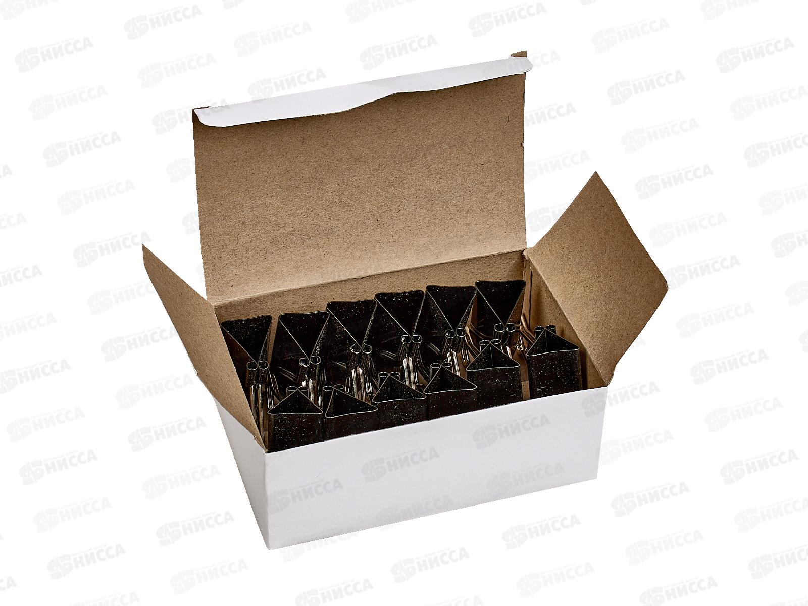 Зажим для бумаг 51мм 12шт BEIFA черный, ASC 051 *60