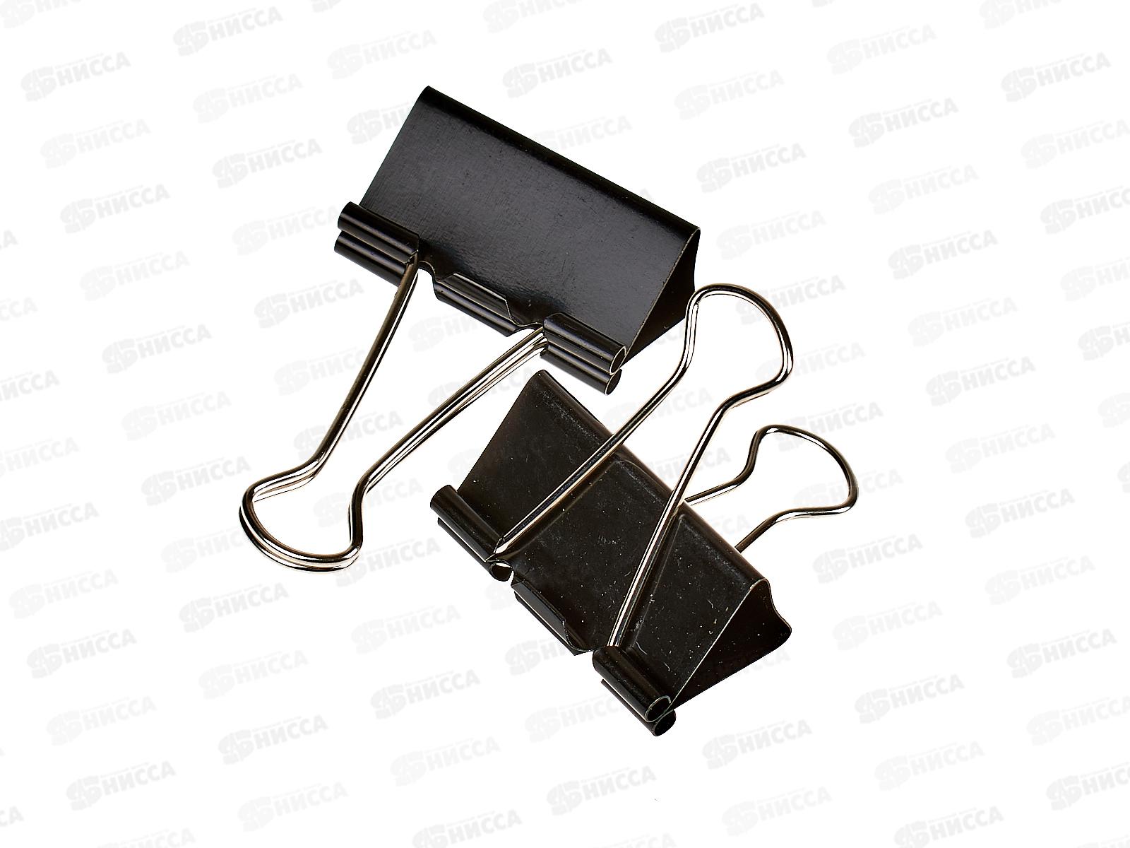 Зажим для бумаг 41мм 12шт BEIFA черный, ASC 041*108