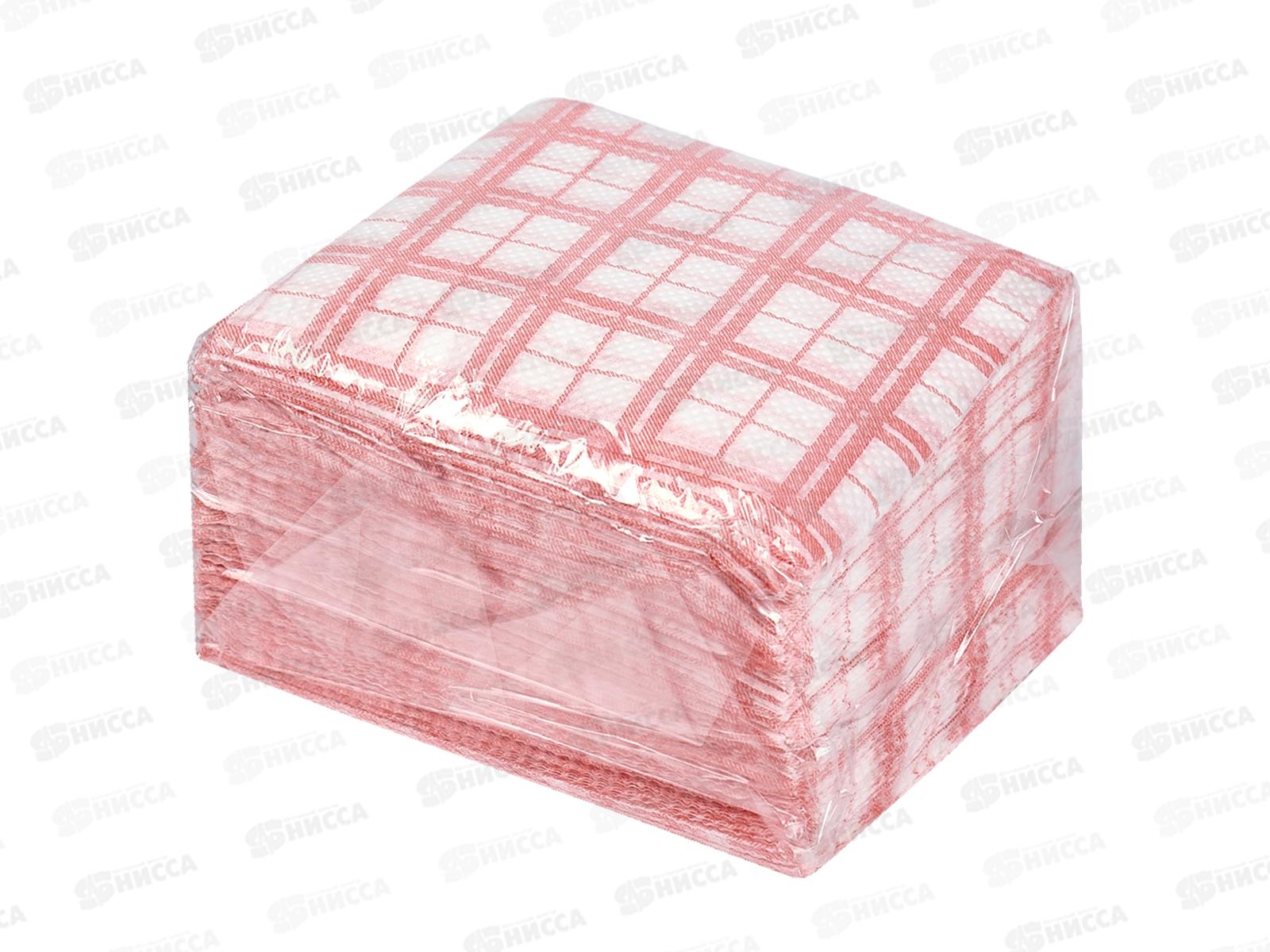 Салфетки ДЕКОР 100шт клетка-шотландка цветные *32