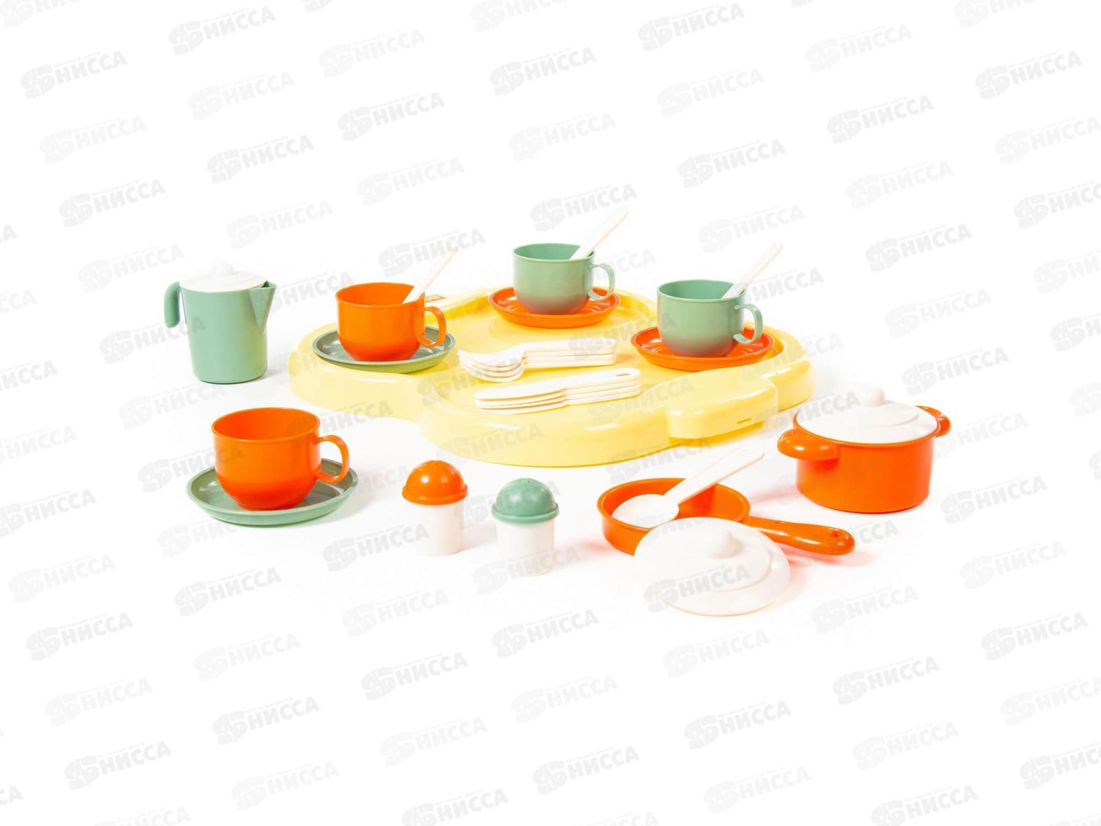 Набор посуды &quotЯнина&quot с подносом на 4 персоны 4060 *4