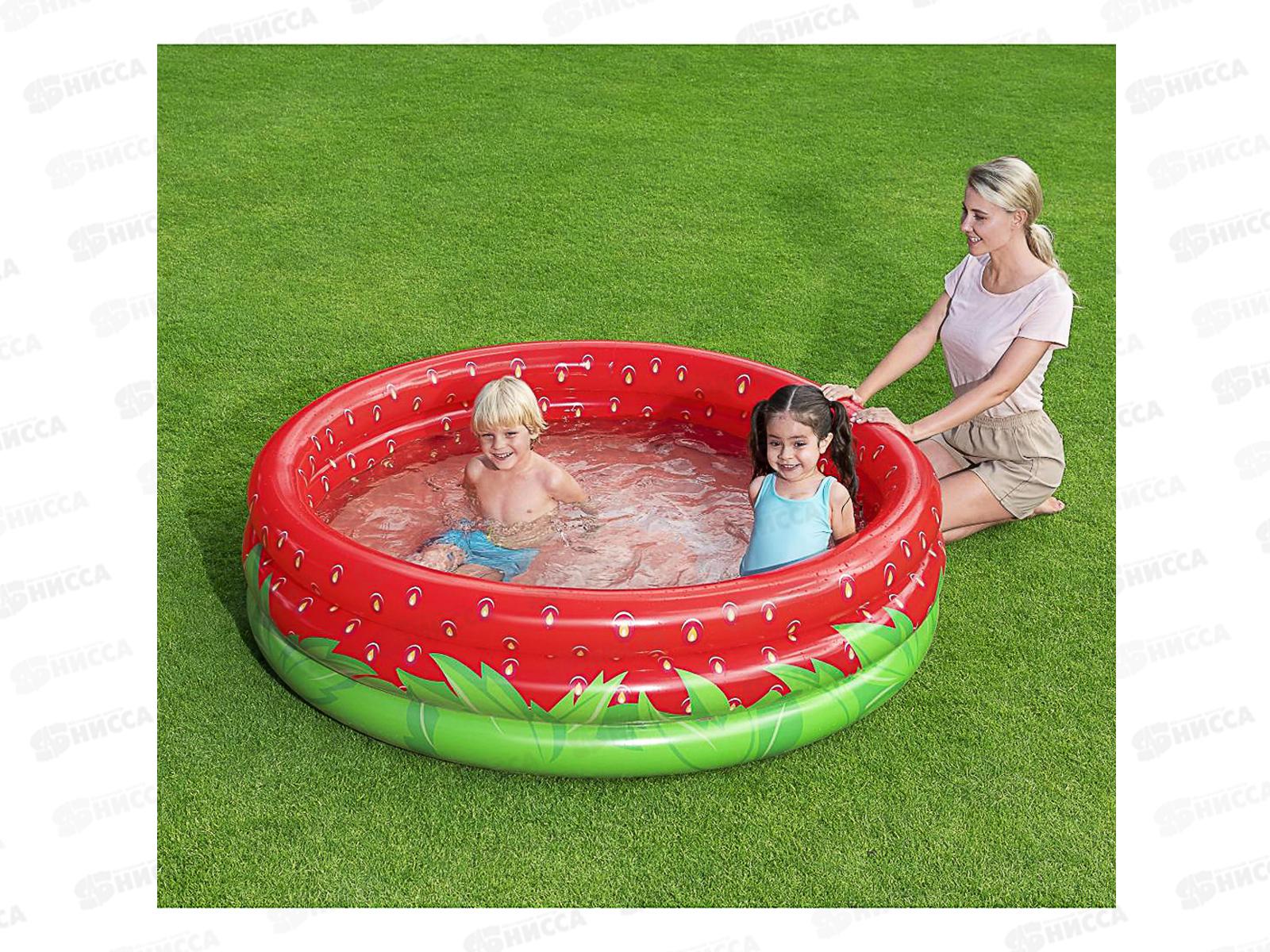 Бассейн 51145 (160*38см) Sweet Strawberry BESTWAY *6