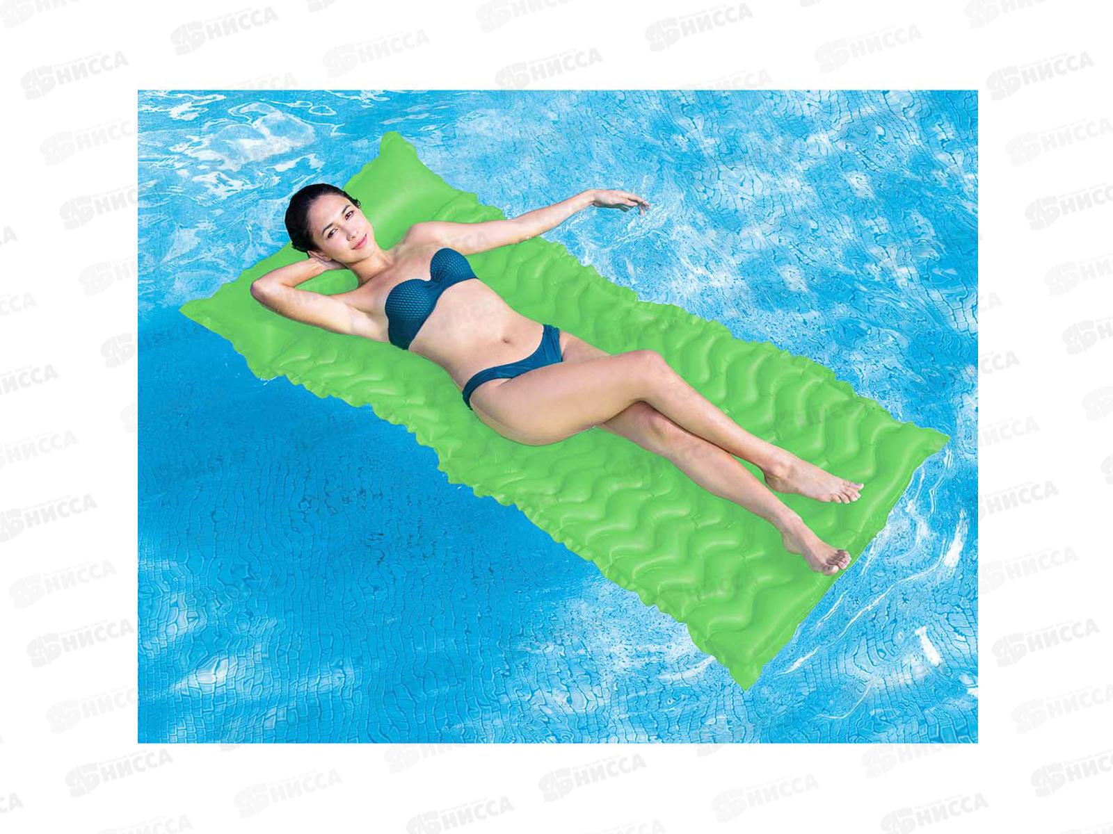 Матрас 58807 (229*86м) Рифленый, 3 вида, INTEX  *6