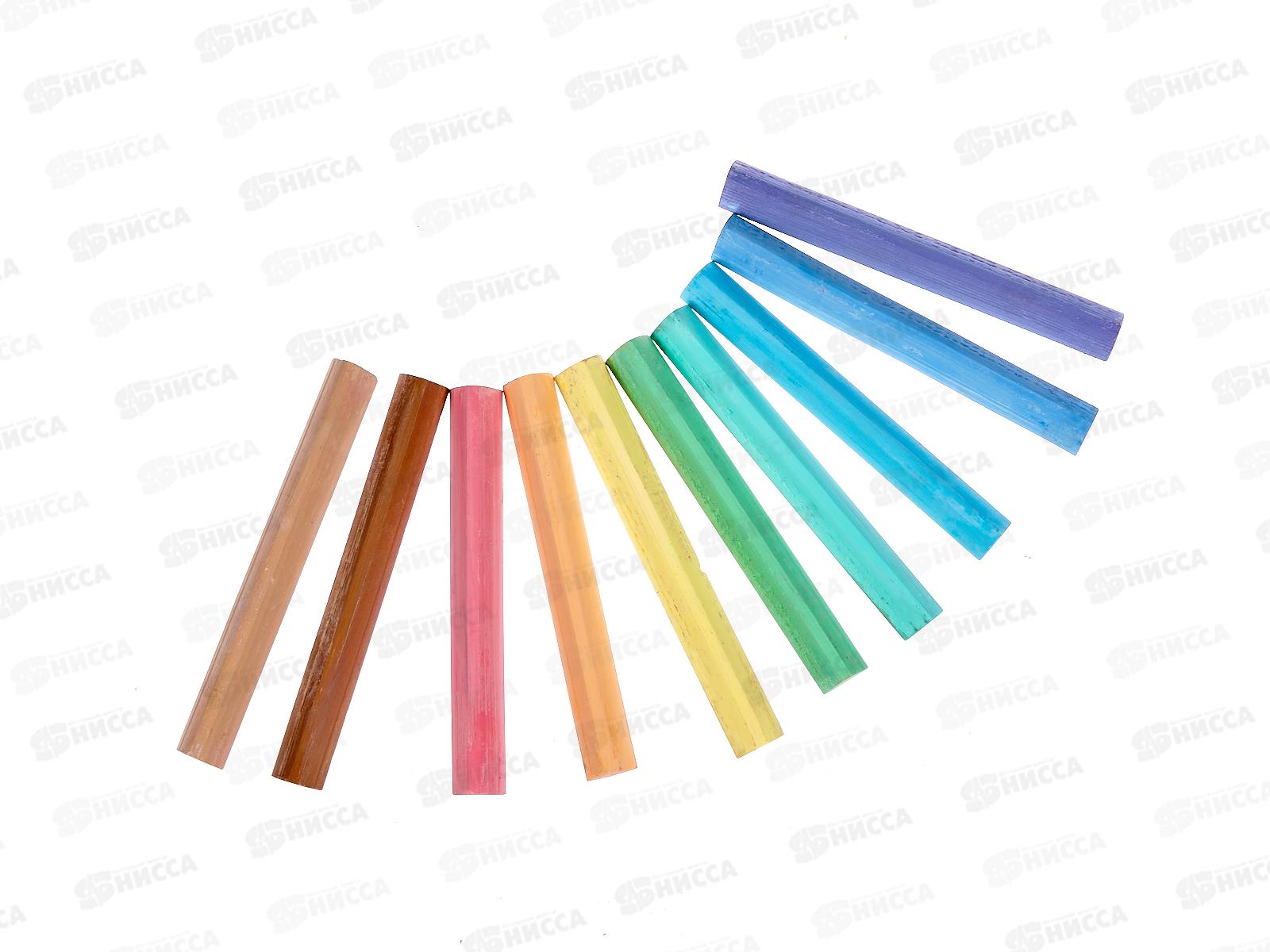 Мел  Гамма  10шт цветн. треуг. форма к/к 909192 *30