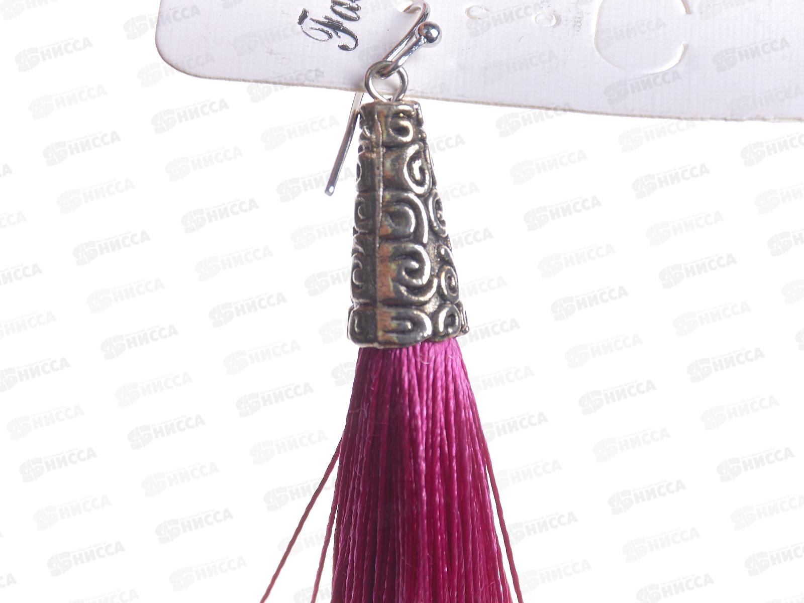 Серьги-кисточки цветные в асс. №45