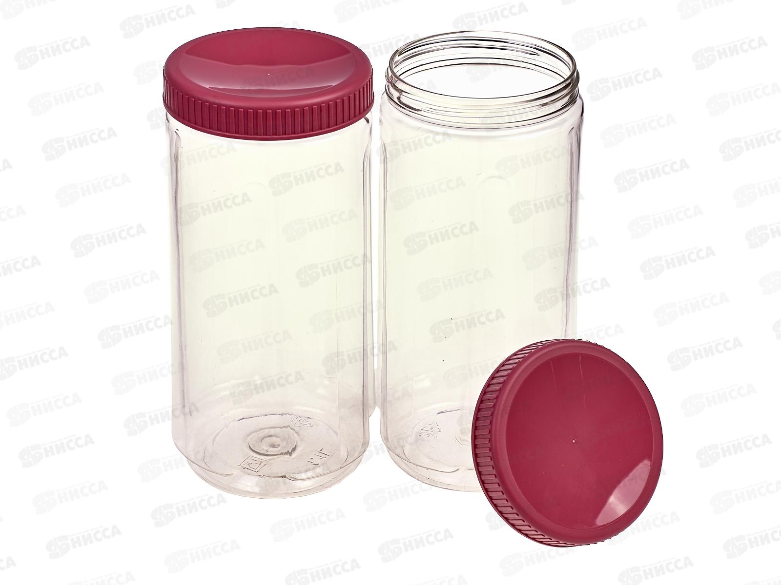 Набор банок для сыпучих продуктов 2*1,1л Honey SE225212545 *6 вкус лета